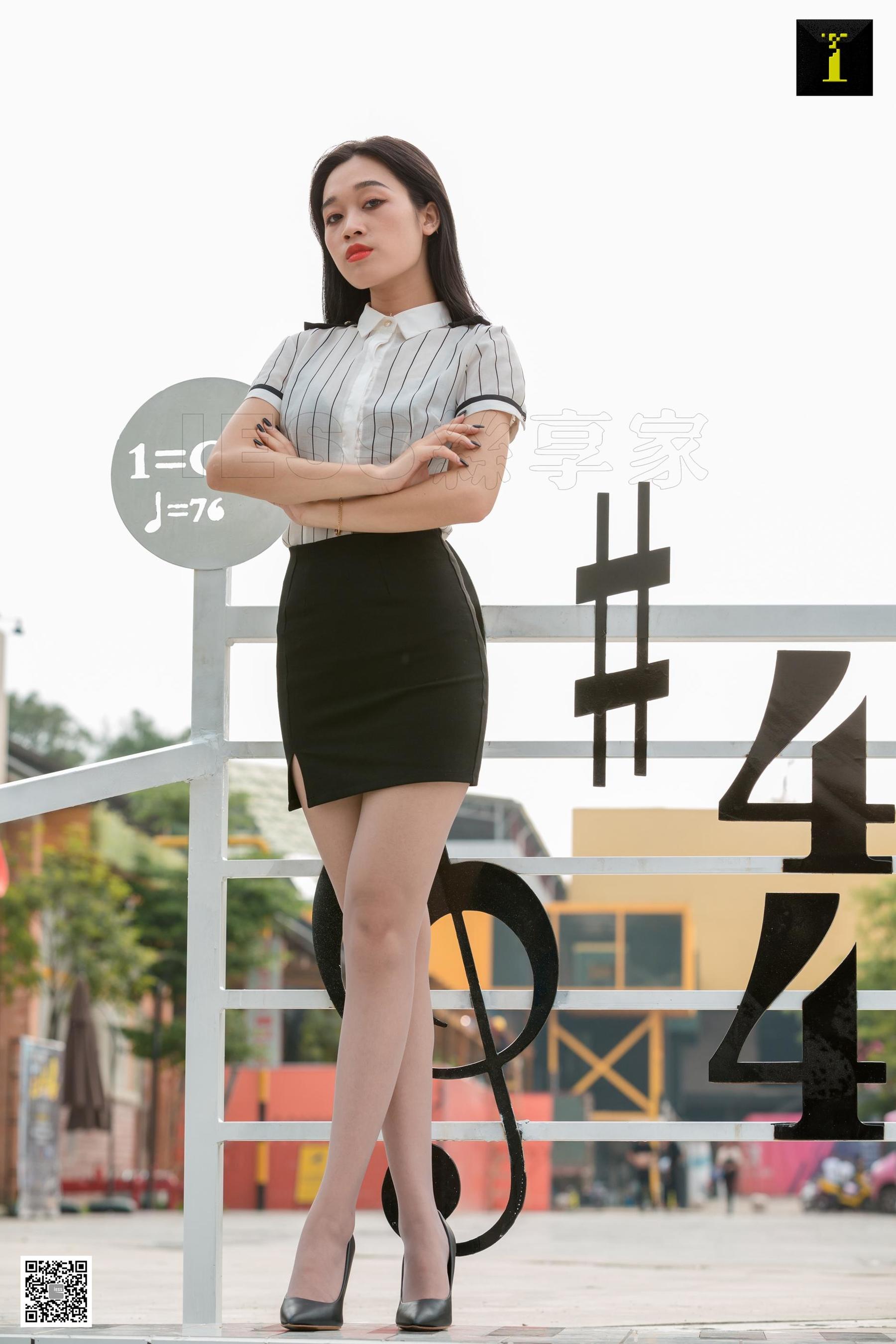 模特：可乐 《偶遇白领街拍》-图71