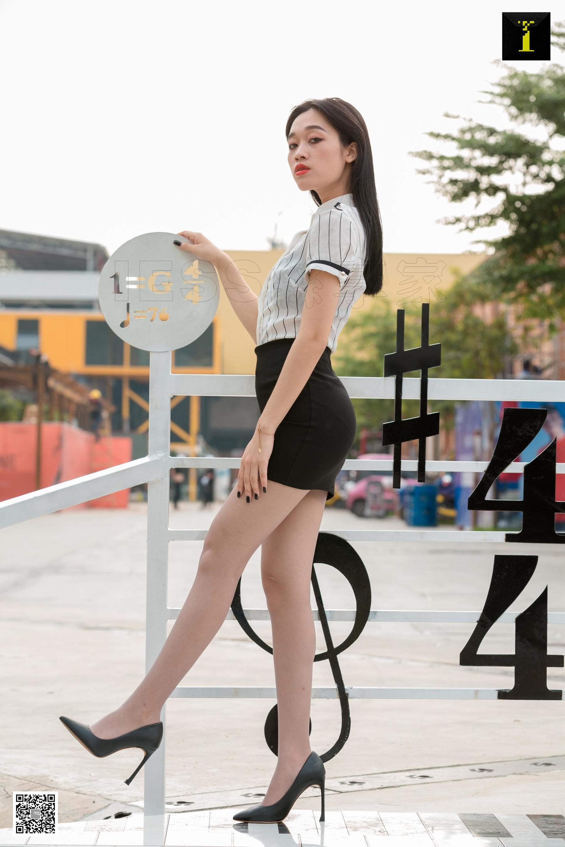 模特：可乐 《偶遇白领街拍》-图72