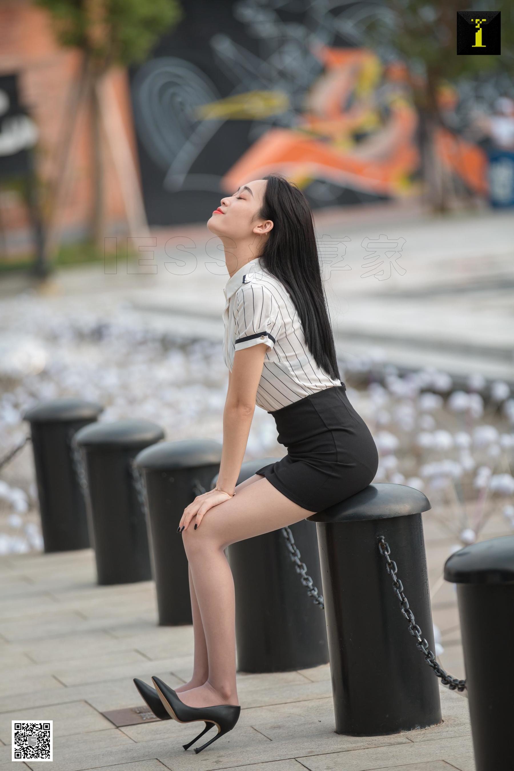 模特：可乐 《偶遇白领街拍》-图81