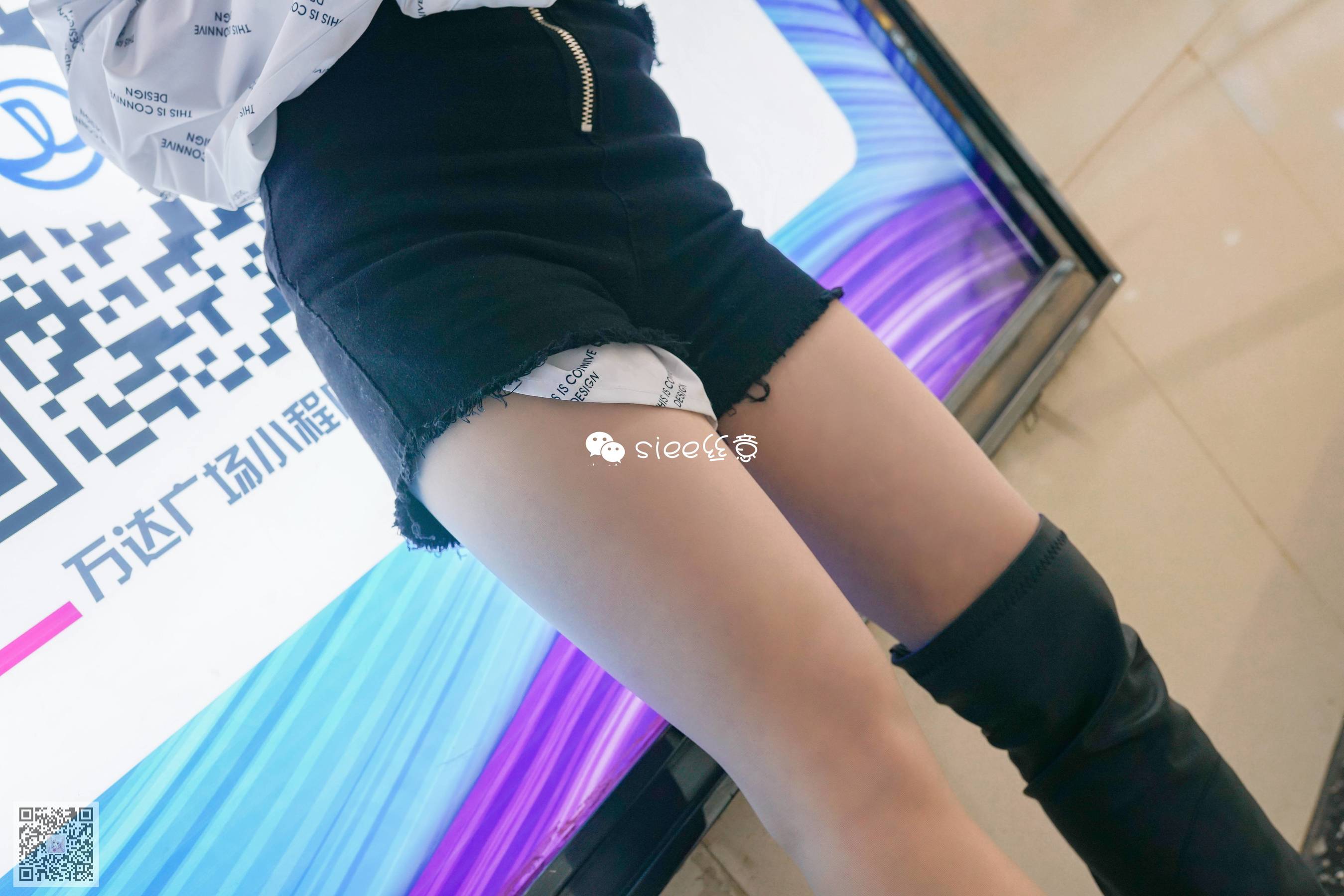婷婷 长筒靴配肤色絲，小性感-图13