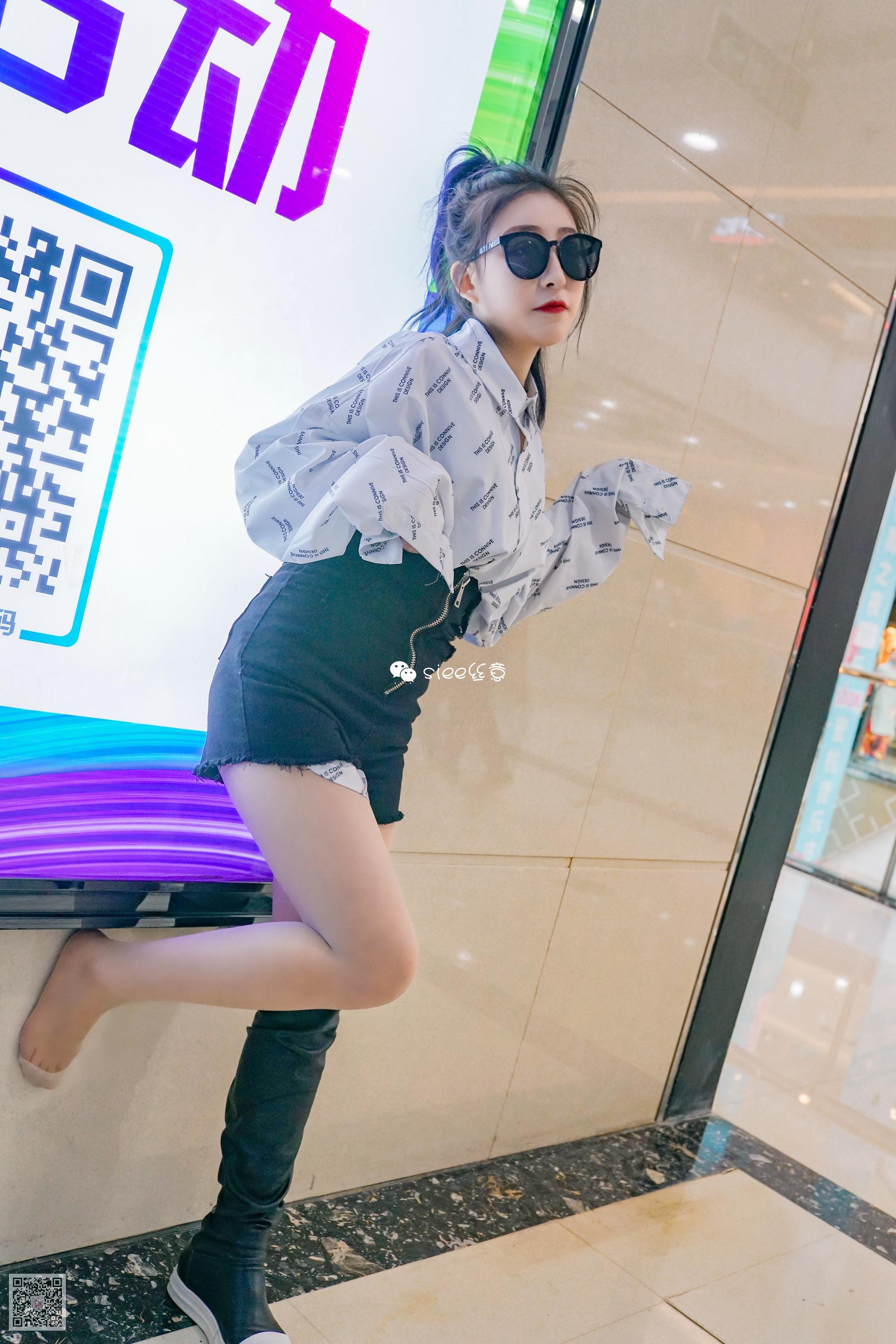 婷婷 长筒靴配肤色絲，小性感-图20