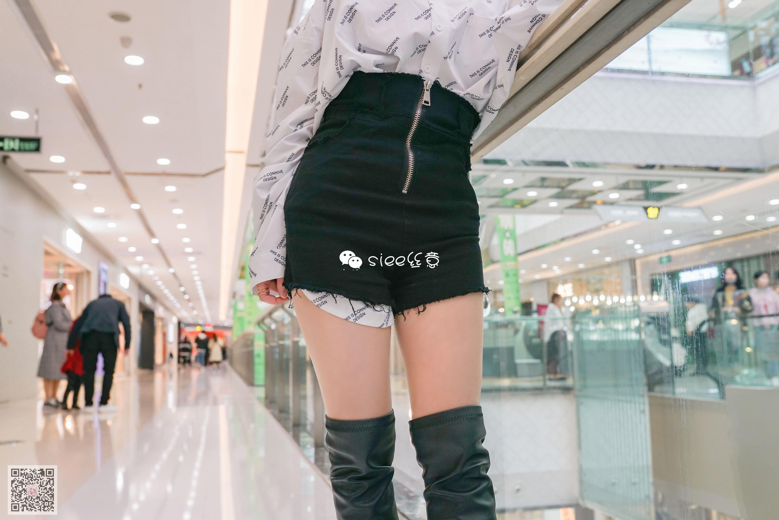 婷婷 长筒靴配肤色絲，小性感-图22