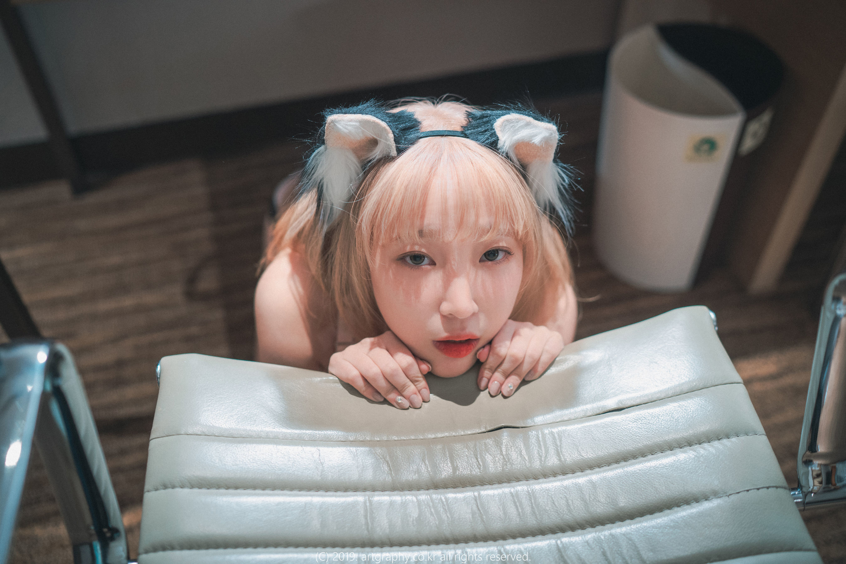 VOL.056 巨乳少女姜仁卿 - 蕾丝内衣+吊带小背心-图2