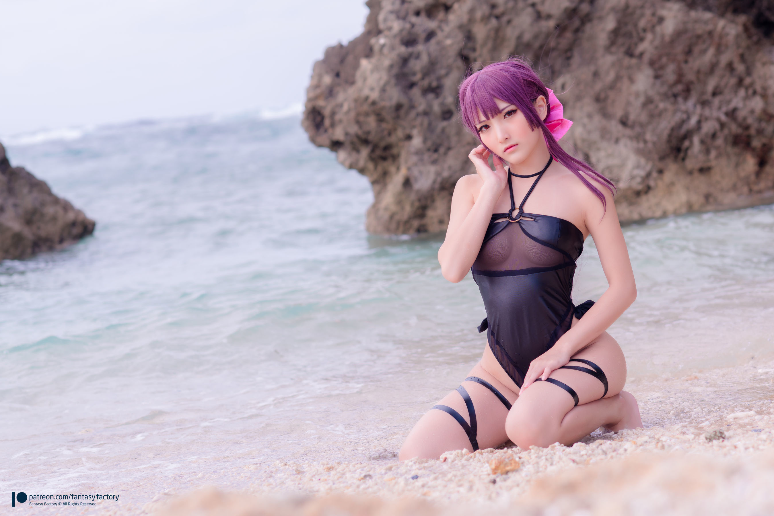 小丁Cosplay - 海滩风情-图13
