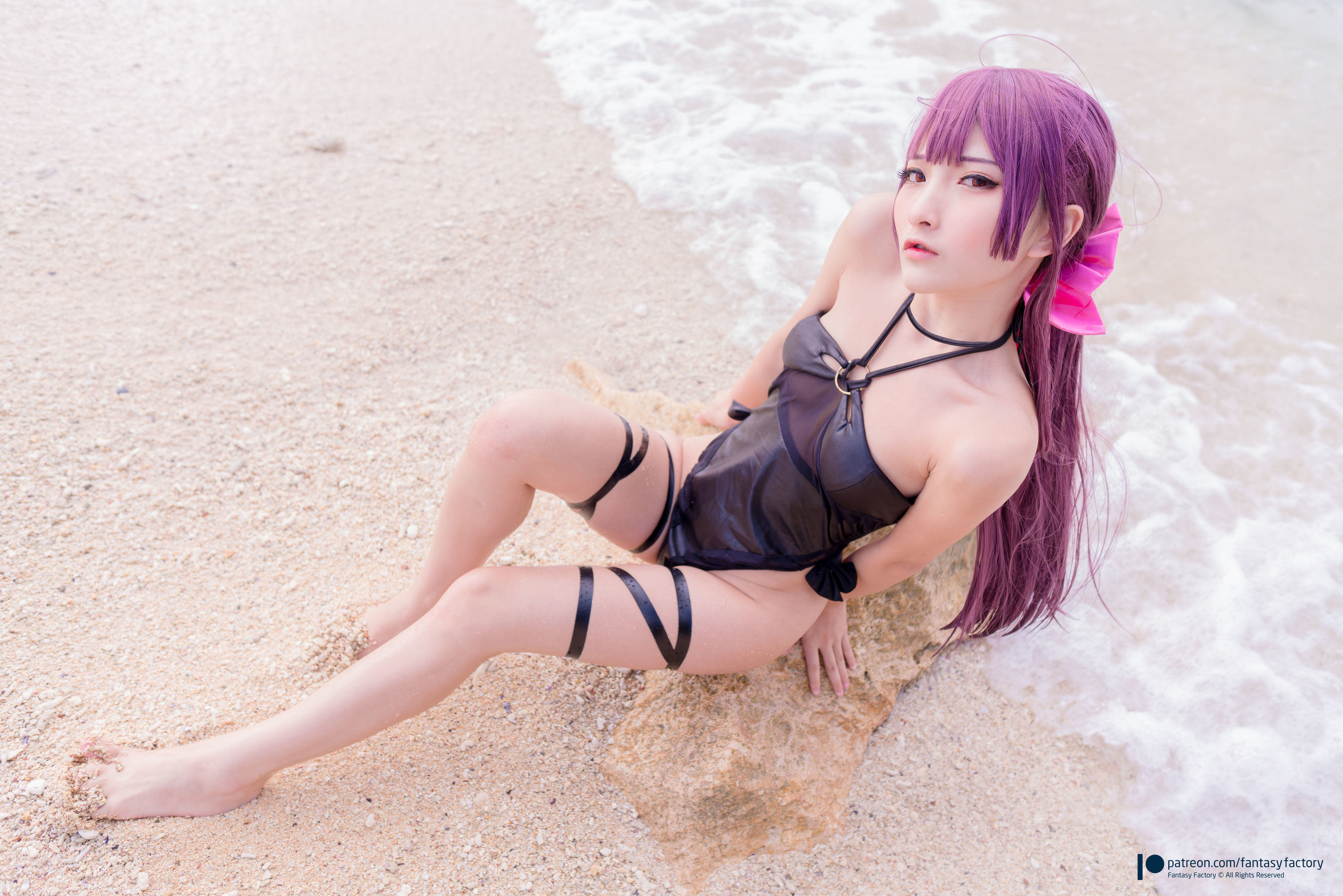 小丁Cosplay - 海滩风情-图14