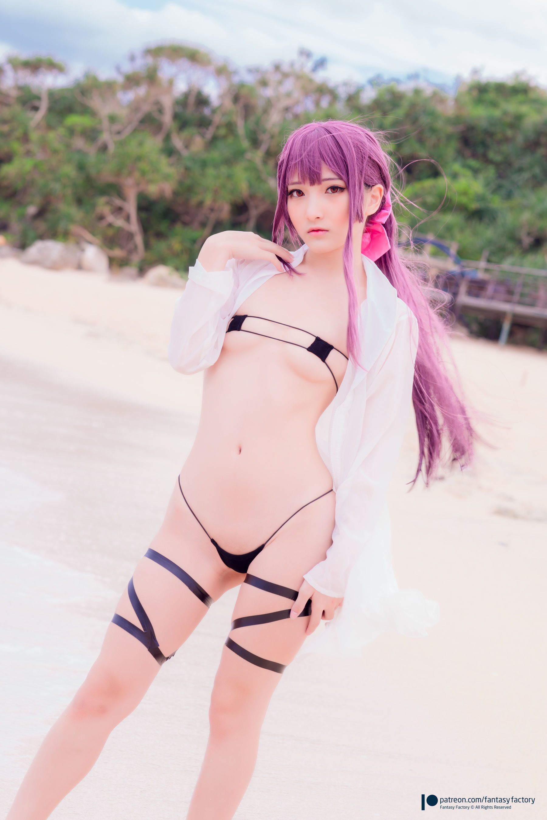 小丁Cosplay - 海滩风情-图25