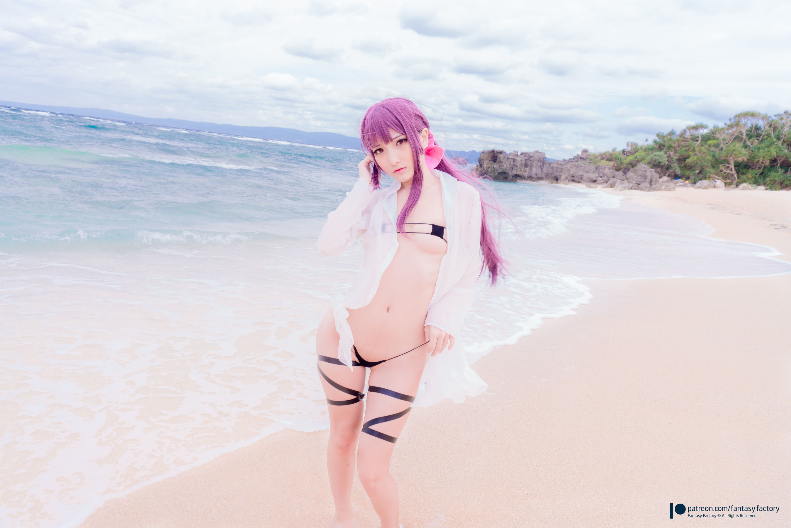 小丁Cosplay - 海滩风情-图28