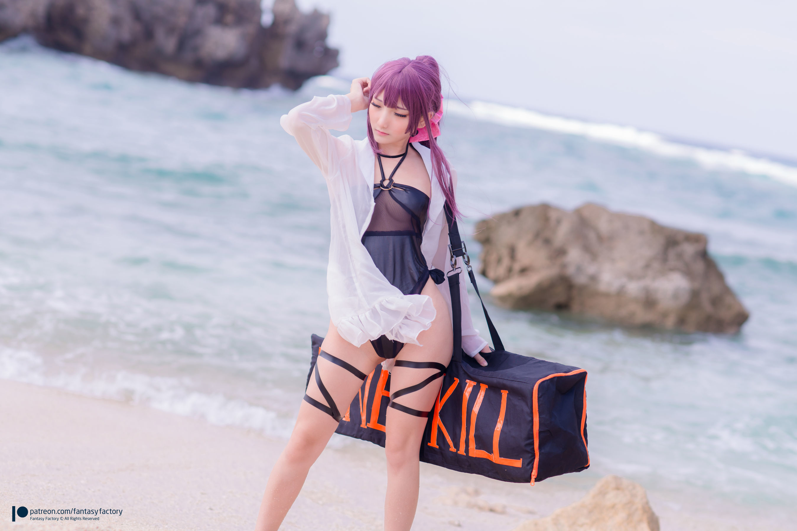 小丁Cosplay - 海滩风情-图2