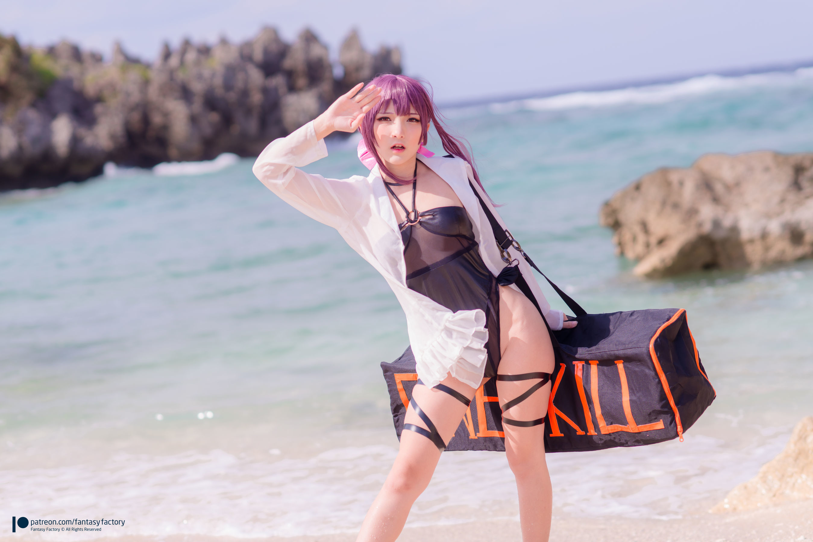 小丁Cosplay - 海滩风情-图3