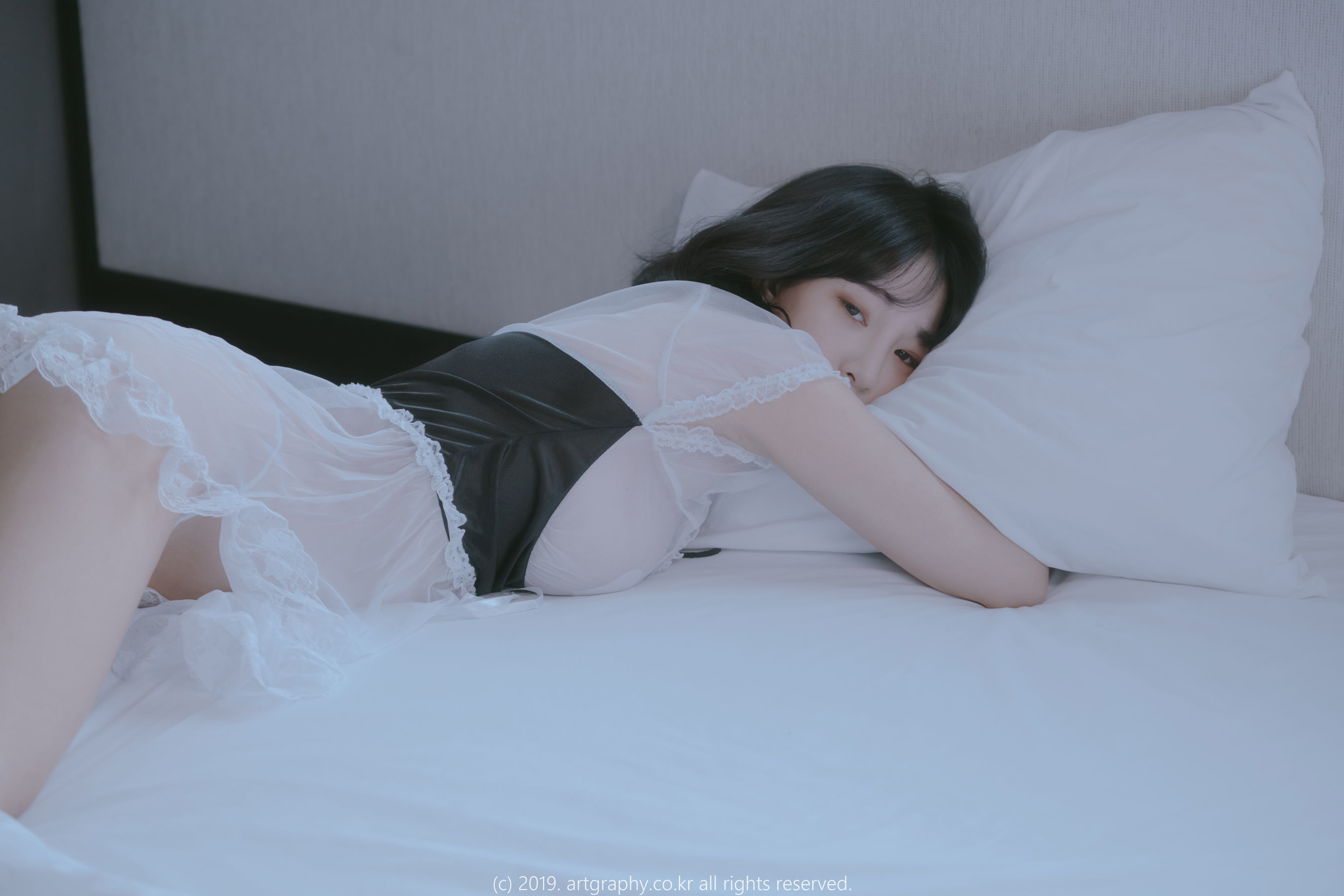 VOL.069 巨乳少女姜仁卿 - 透视睡衣+古典红色睡袍-图13