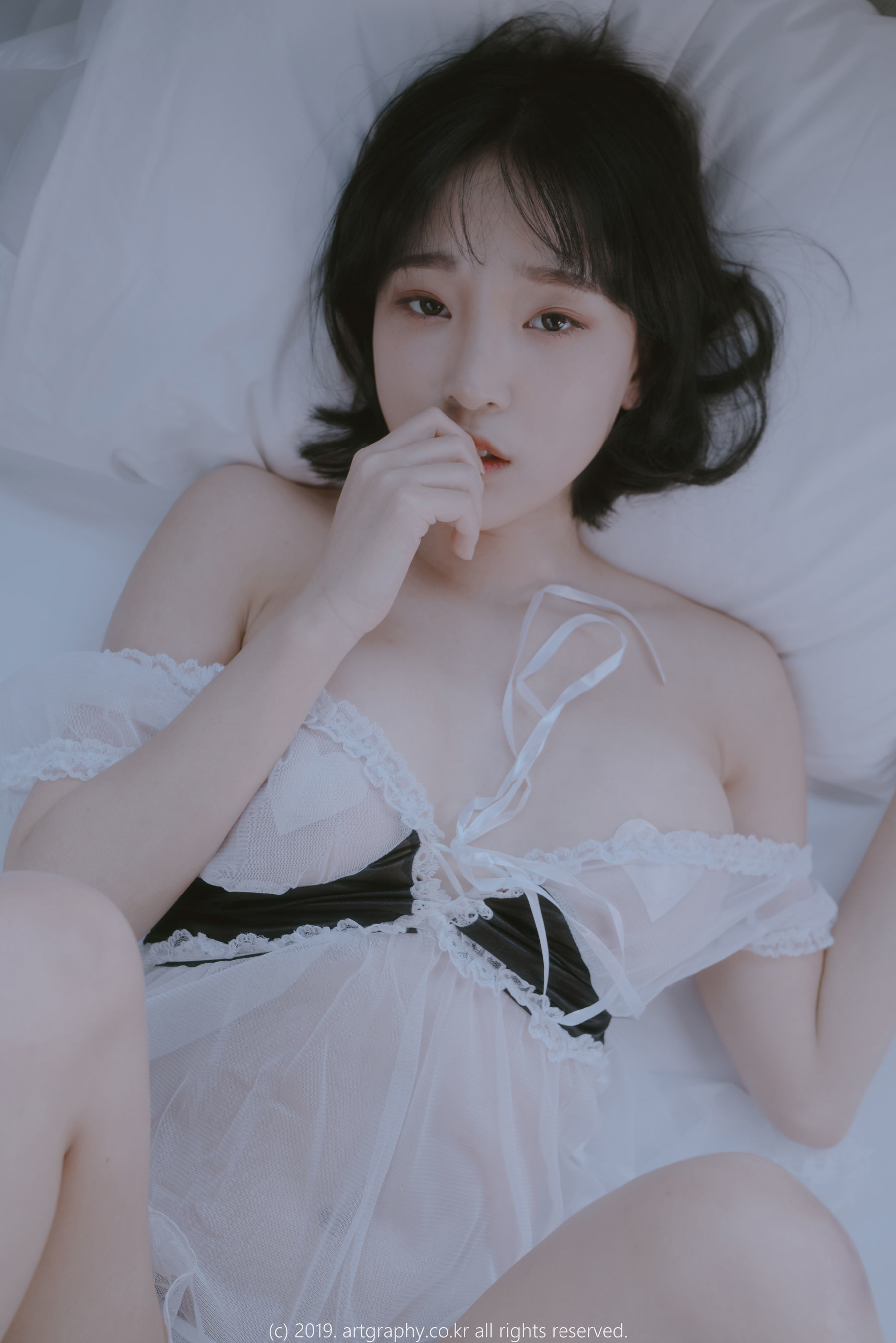 VOL.069 巨乳少女姜仁卿 - 透视睡衣+古典红色睡袍-图20