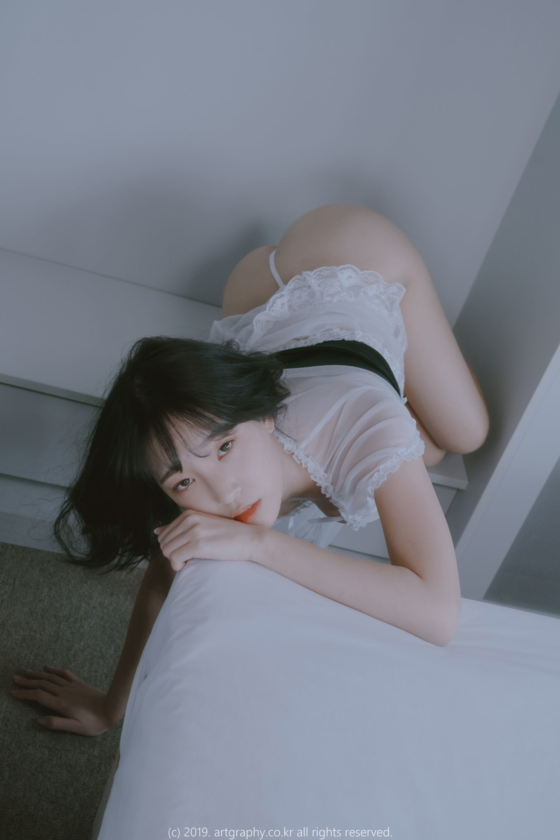 VOL.069 巨乳少女姜仁卿 - 透视睡衣+古典红色睡袍-图21