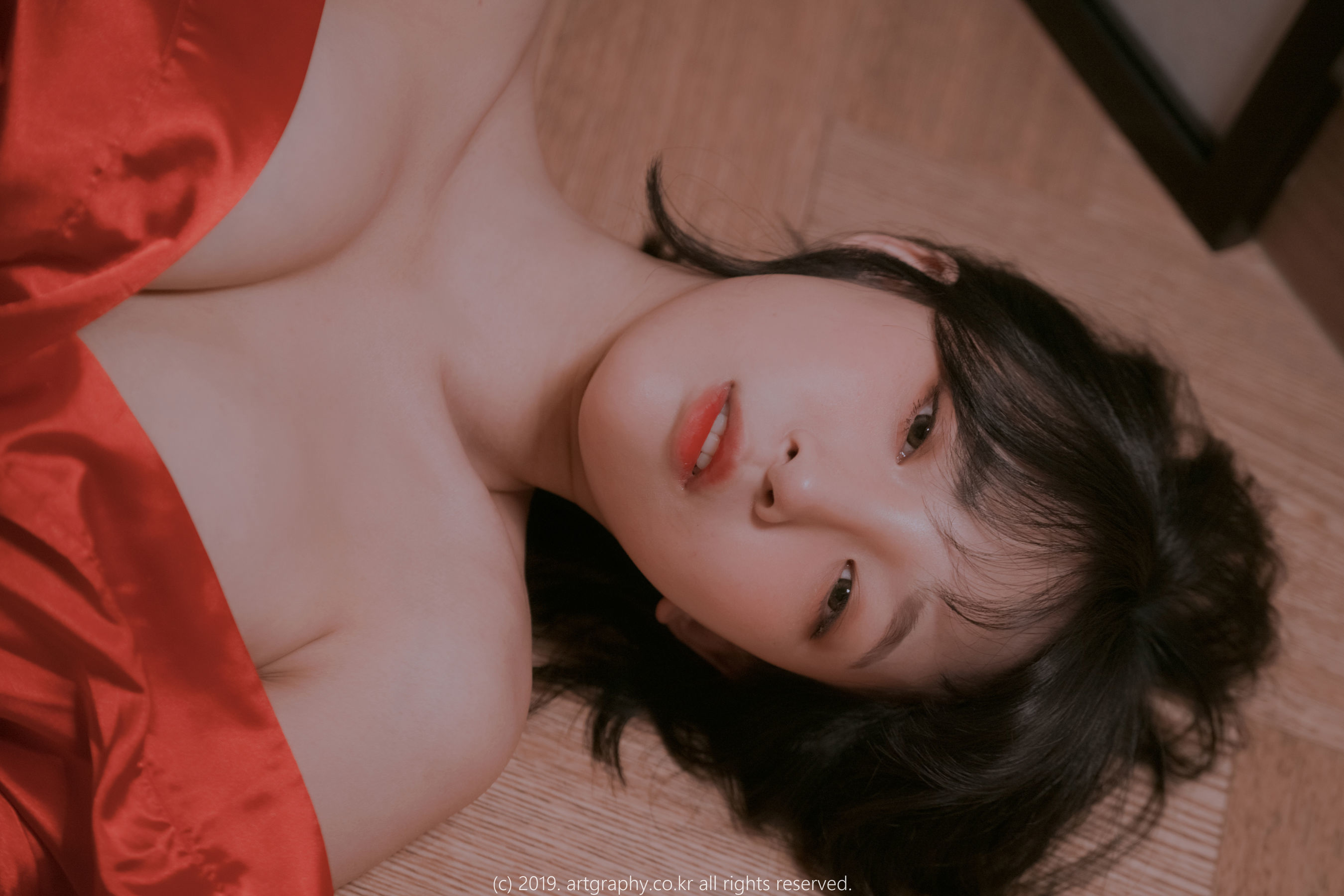 VOL.069 巨乳少女姜仁卿 - 透视睡衣+古典红色睡袍-图29