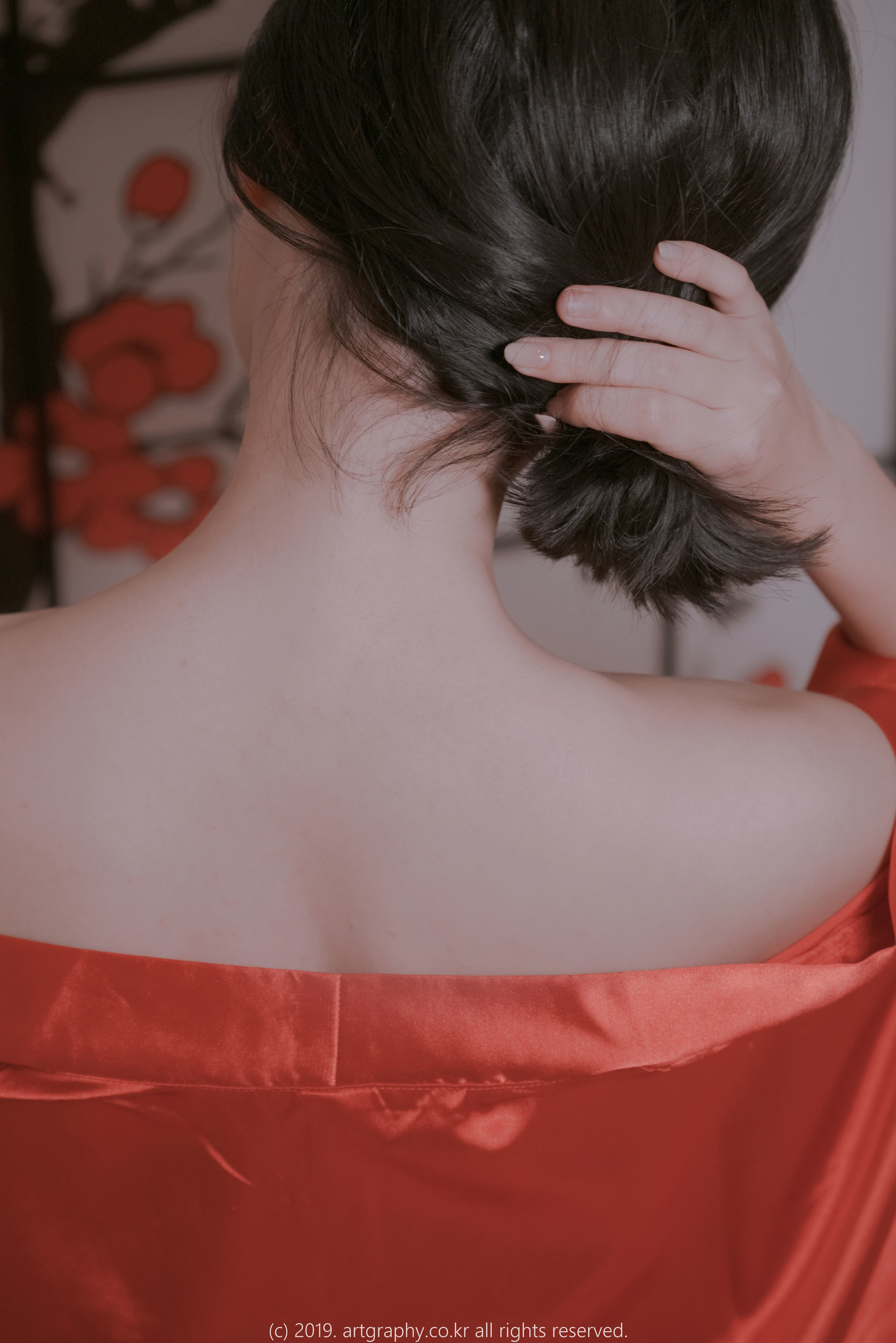 VOL.069 巨乳少女姜仁卿 - 透视睡衣+古典红色睡袍-图39