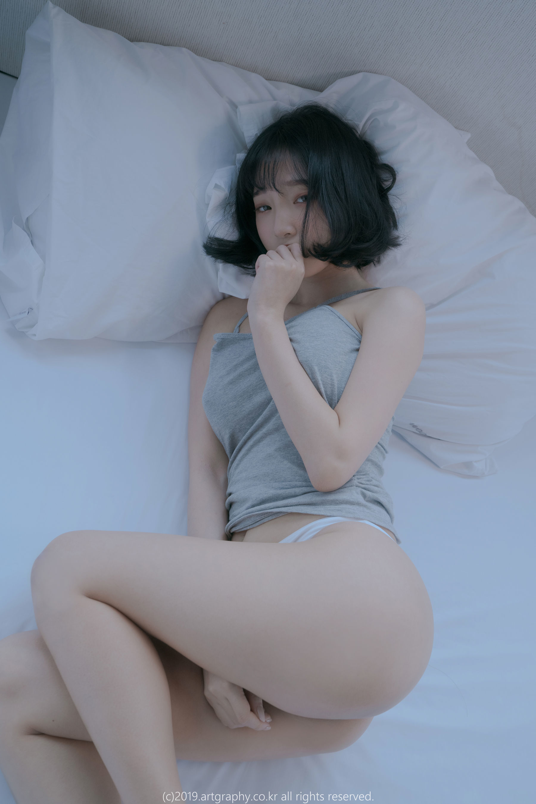 VOL.080 巨乳少女姜仁卿 - 性感背心+激情调教-图11
