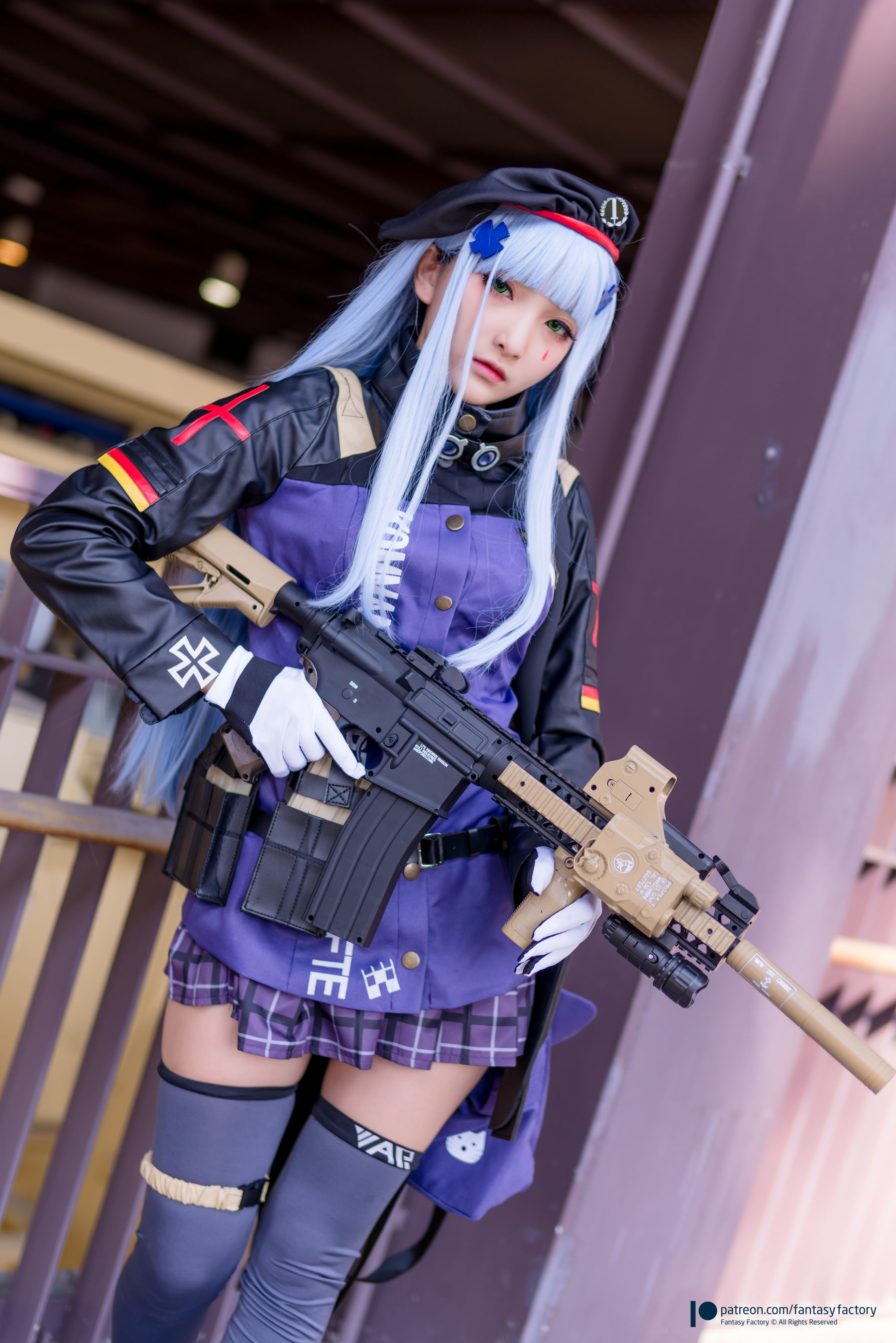 小丁Cosplay - 魔女 浴池 黑丝-图0