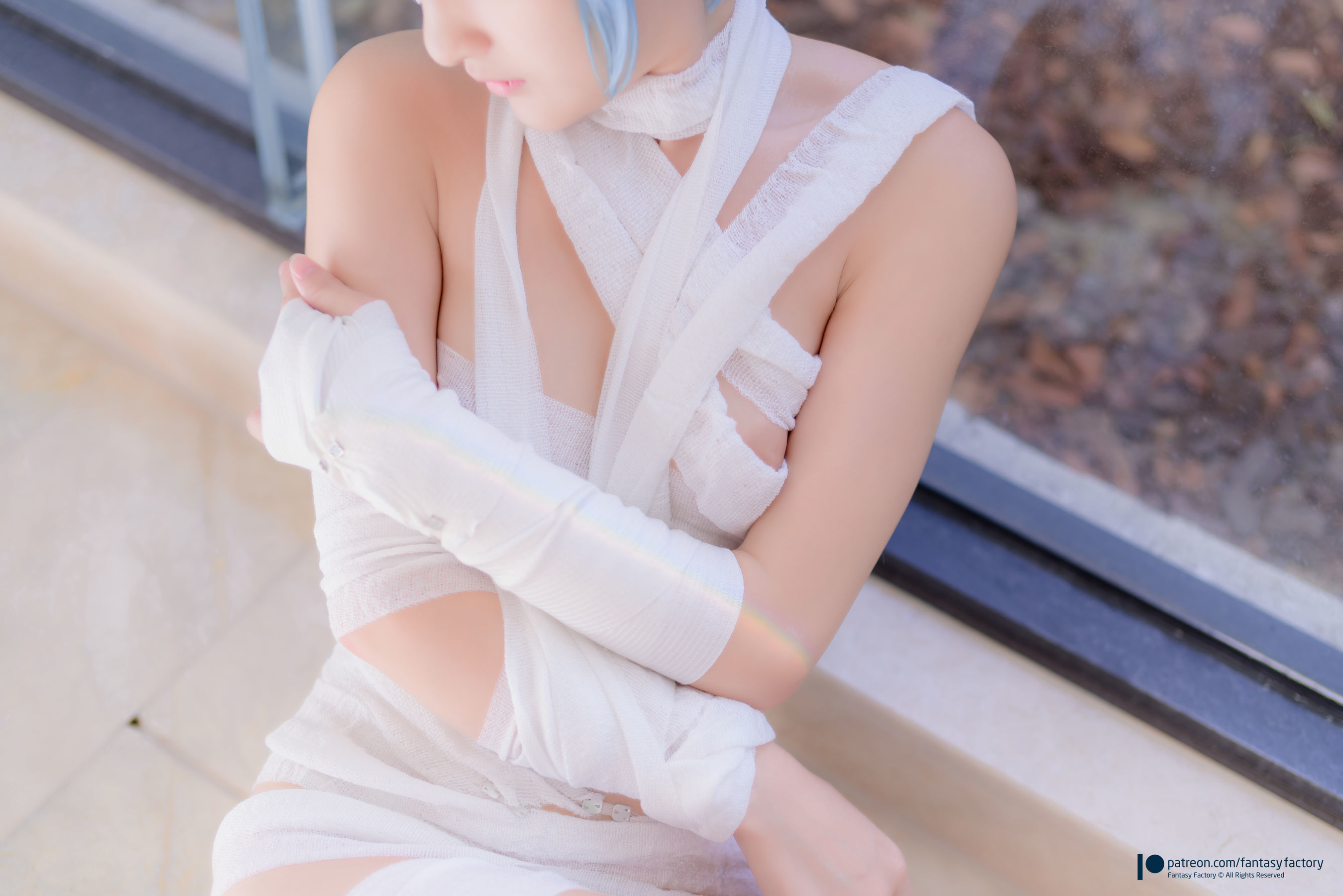 小丁Cosplay - 魔女 浴池 黑丝-图12
