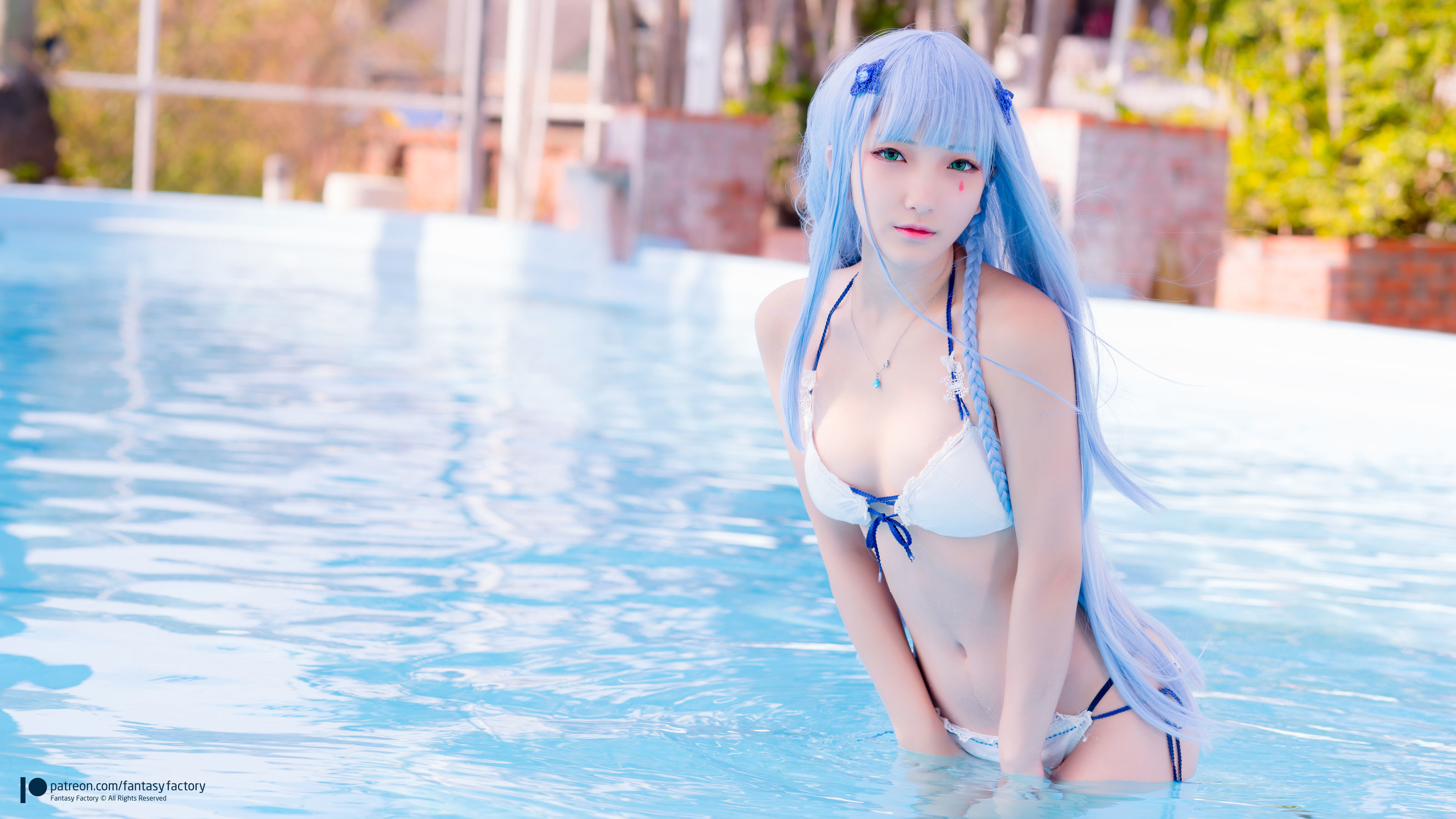 小丁Cosplay - 魔女 浴池 黑丝-图31