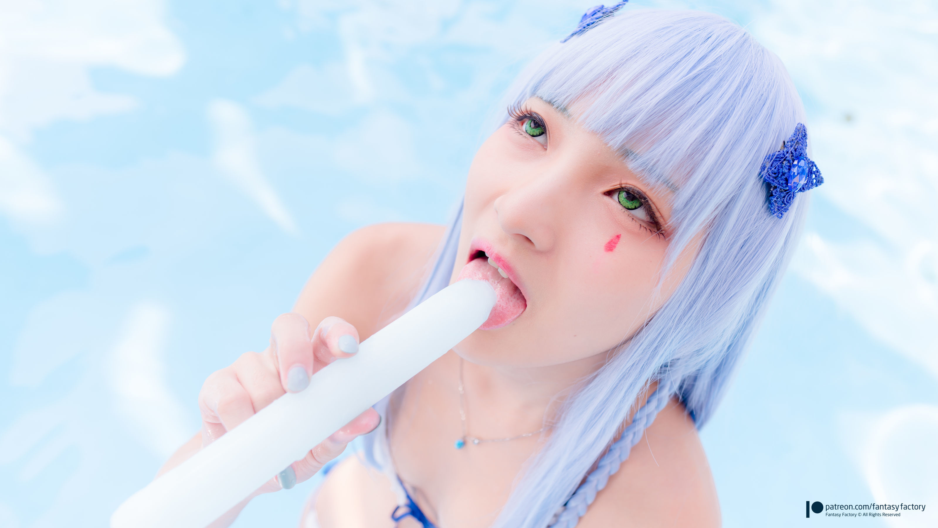 小丁Cosplay - 魔女 浴池 黑丝-图35