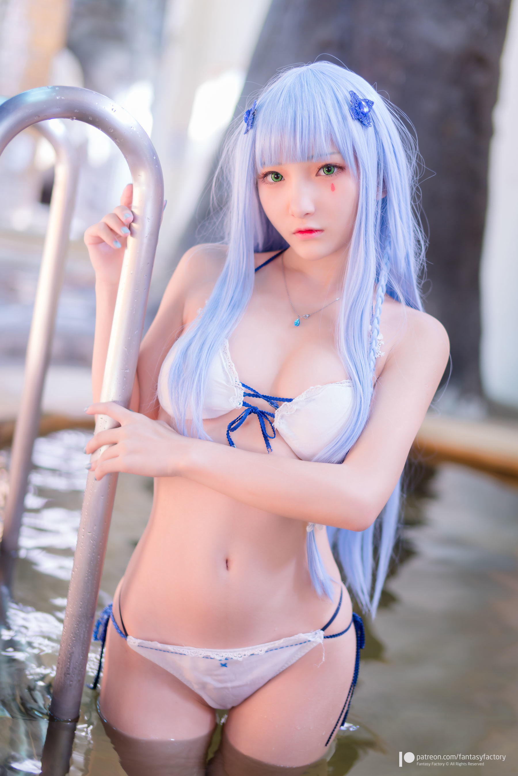 小丁Cosplay - 魔女 浴池 黑丝-图37