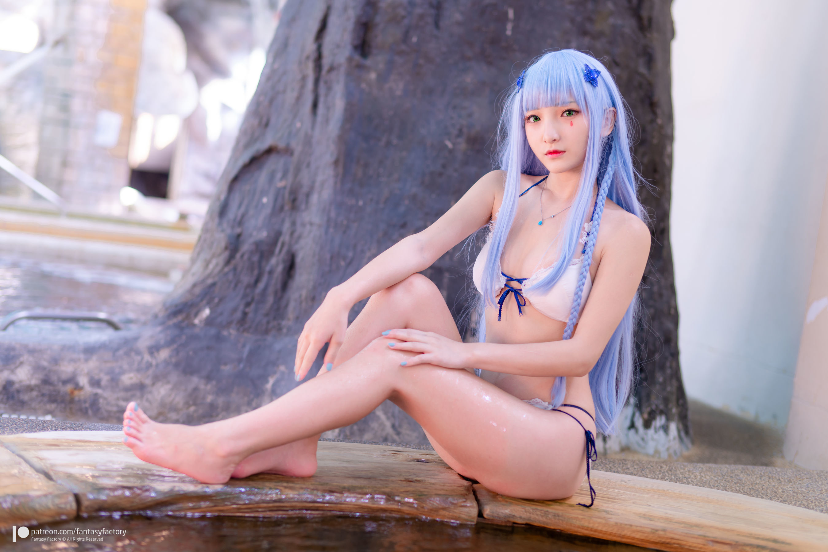 小丁Cosplay - 魔女 浴池 黑丝-图40