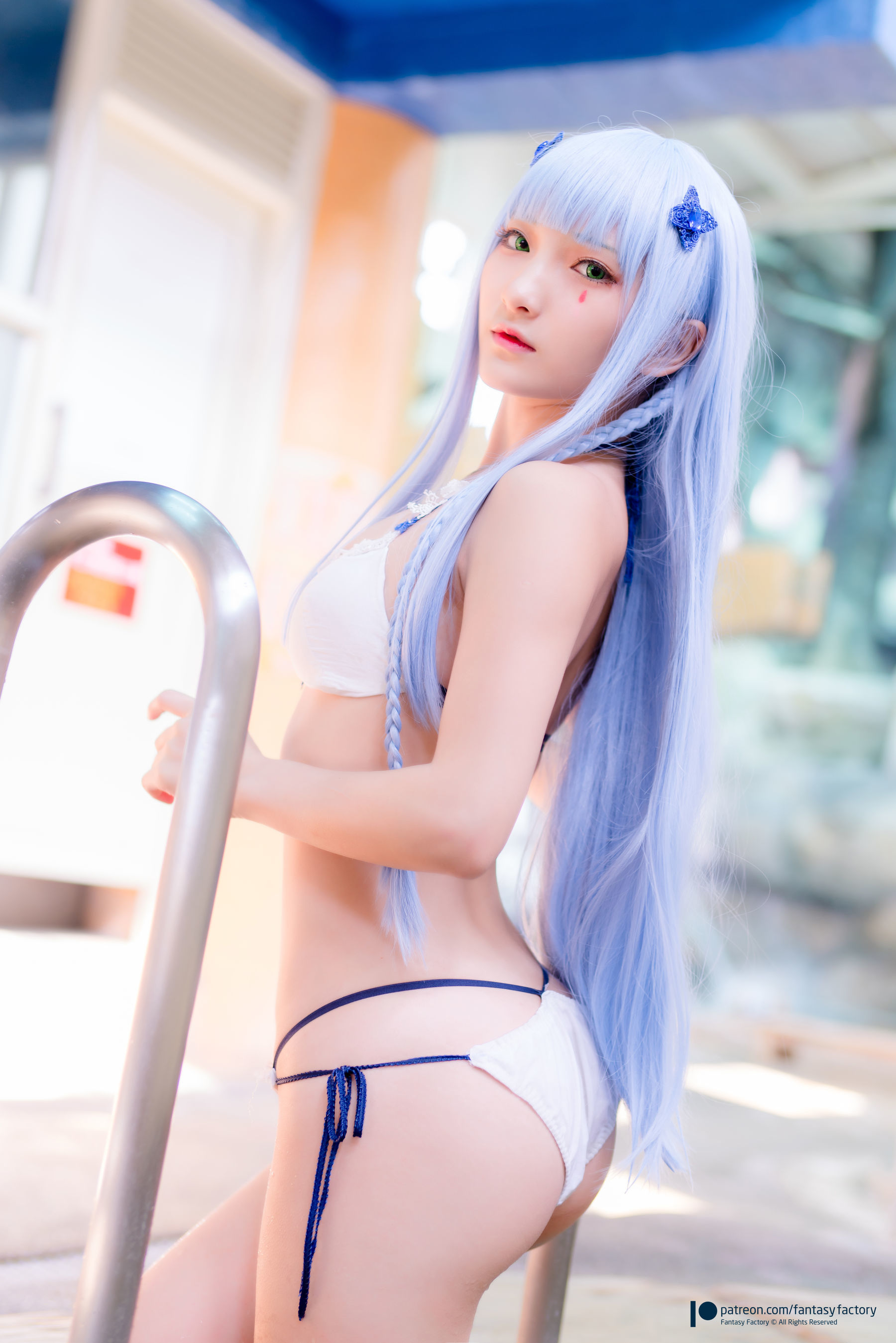 小丁Cosplay - 魔女 浴池 黑丝-图42