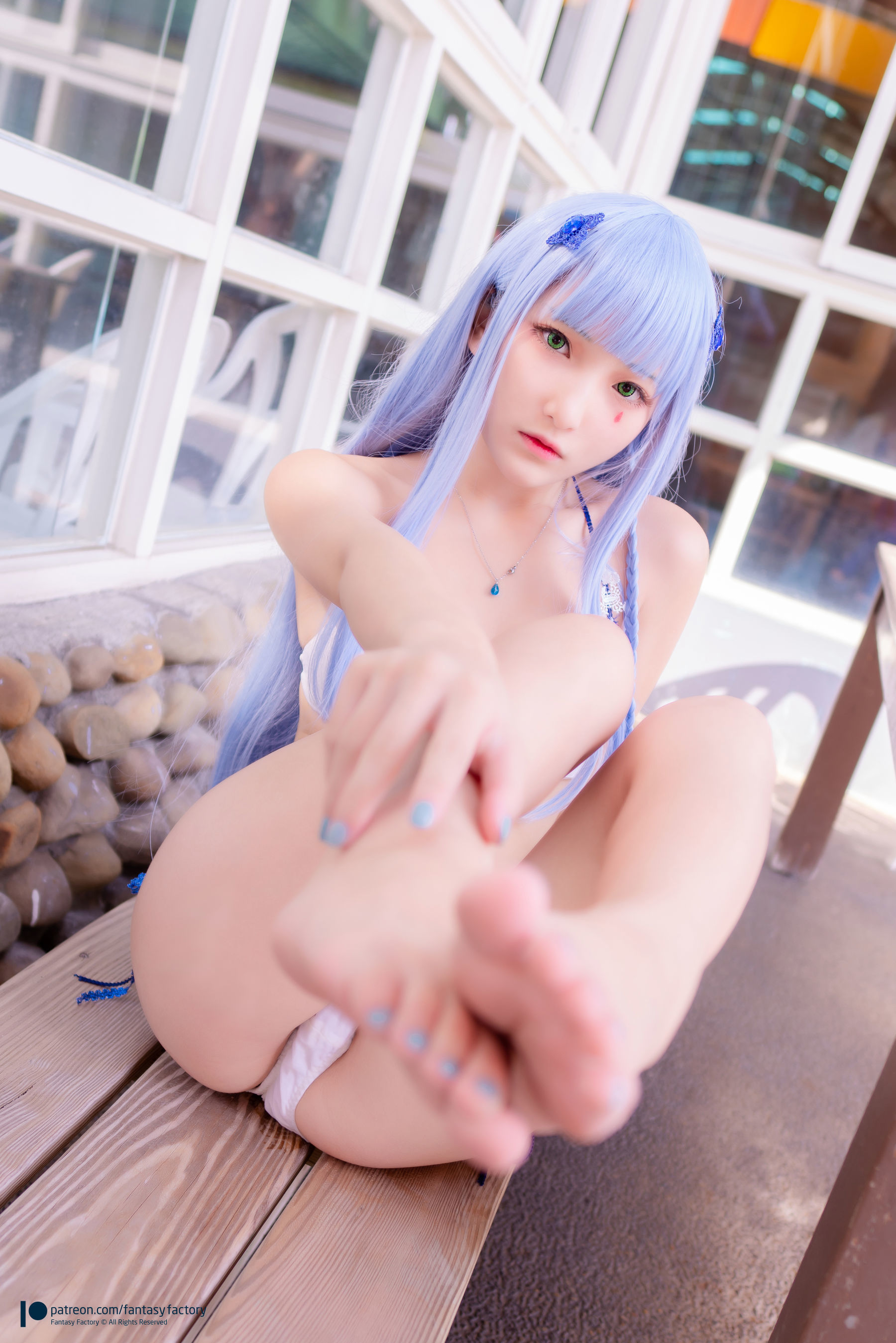 小丁Cosplay - 魔女 浴池 黑丝-图45