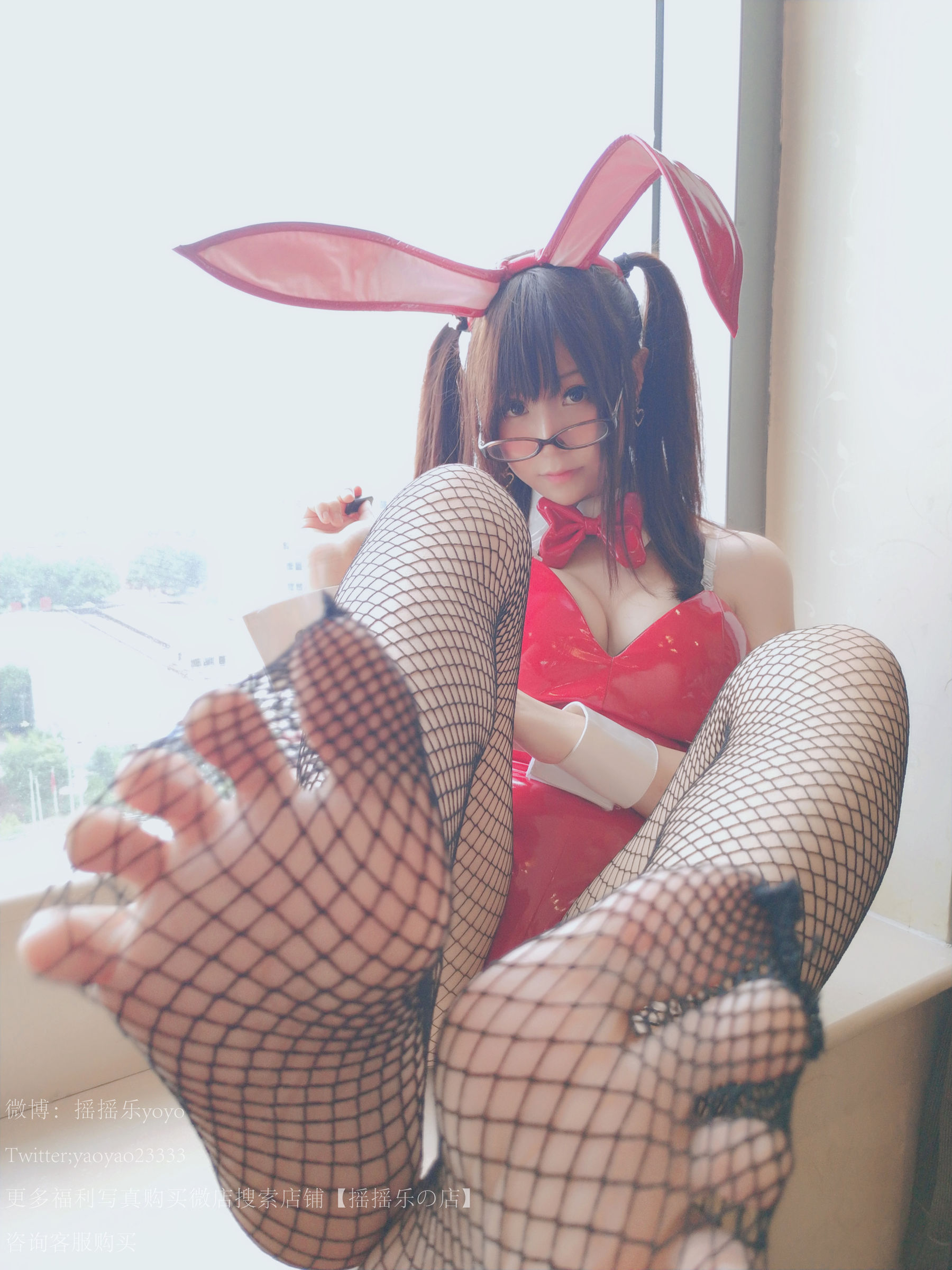 摇摇乐yoyo - 兔女郎黑网袜-图77