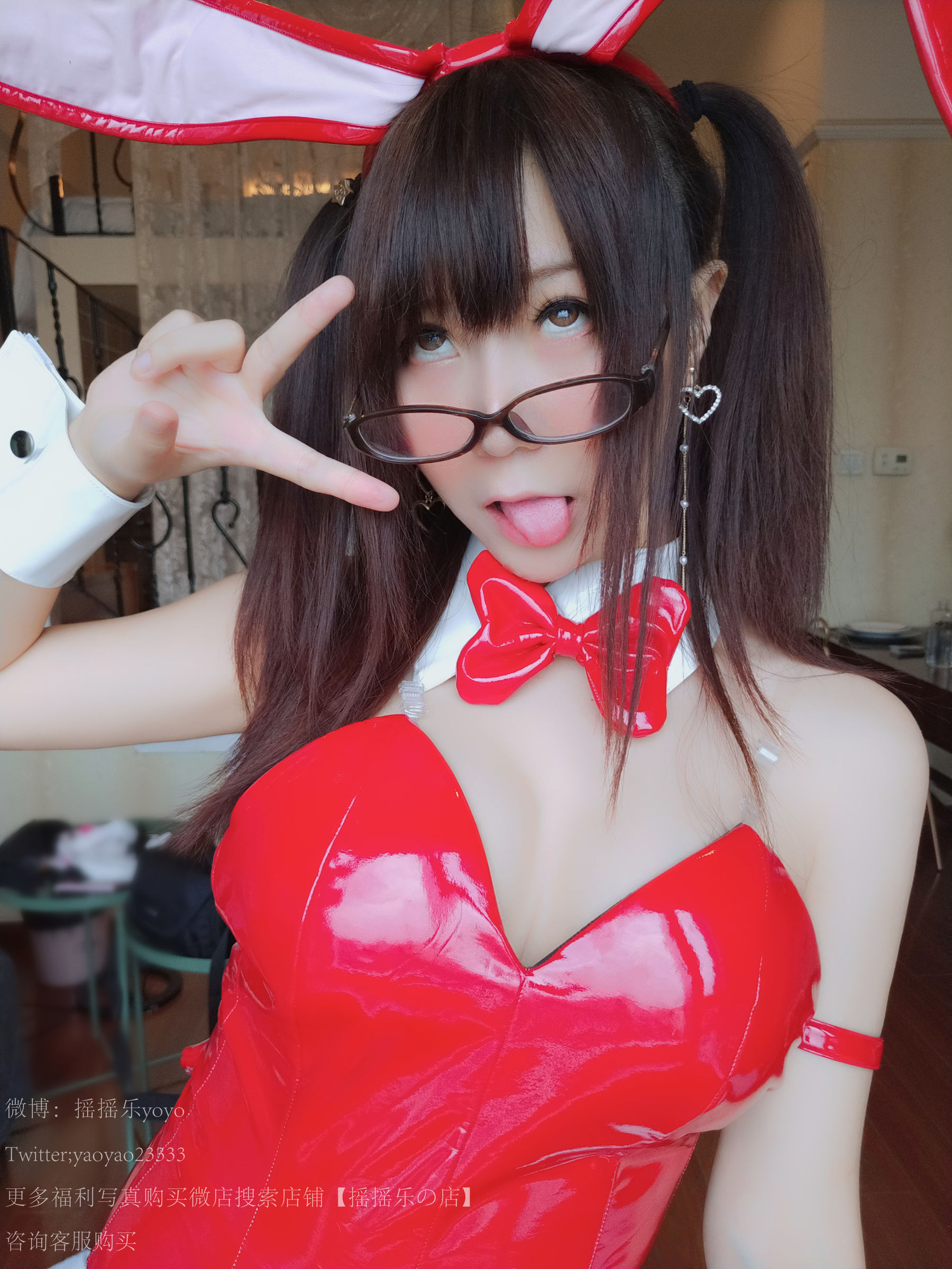 摇摇乐yoyo - 兔女郎黑网袜-图79