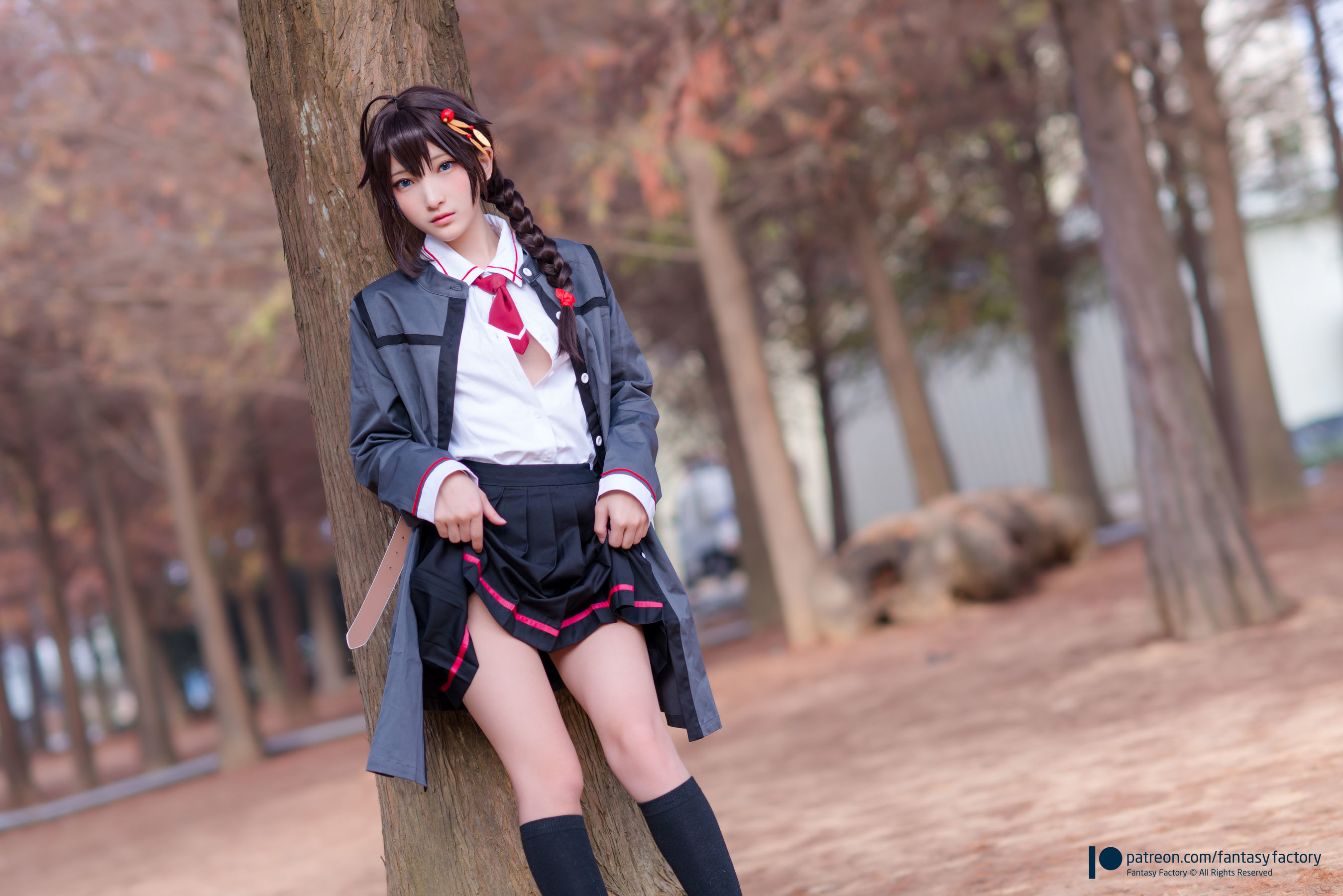 小丁Cosplay - JK制服 水手小兔 外拍-图0