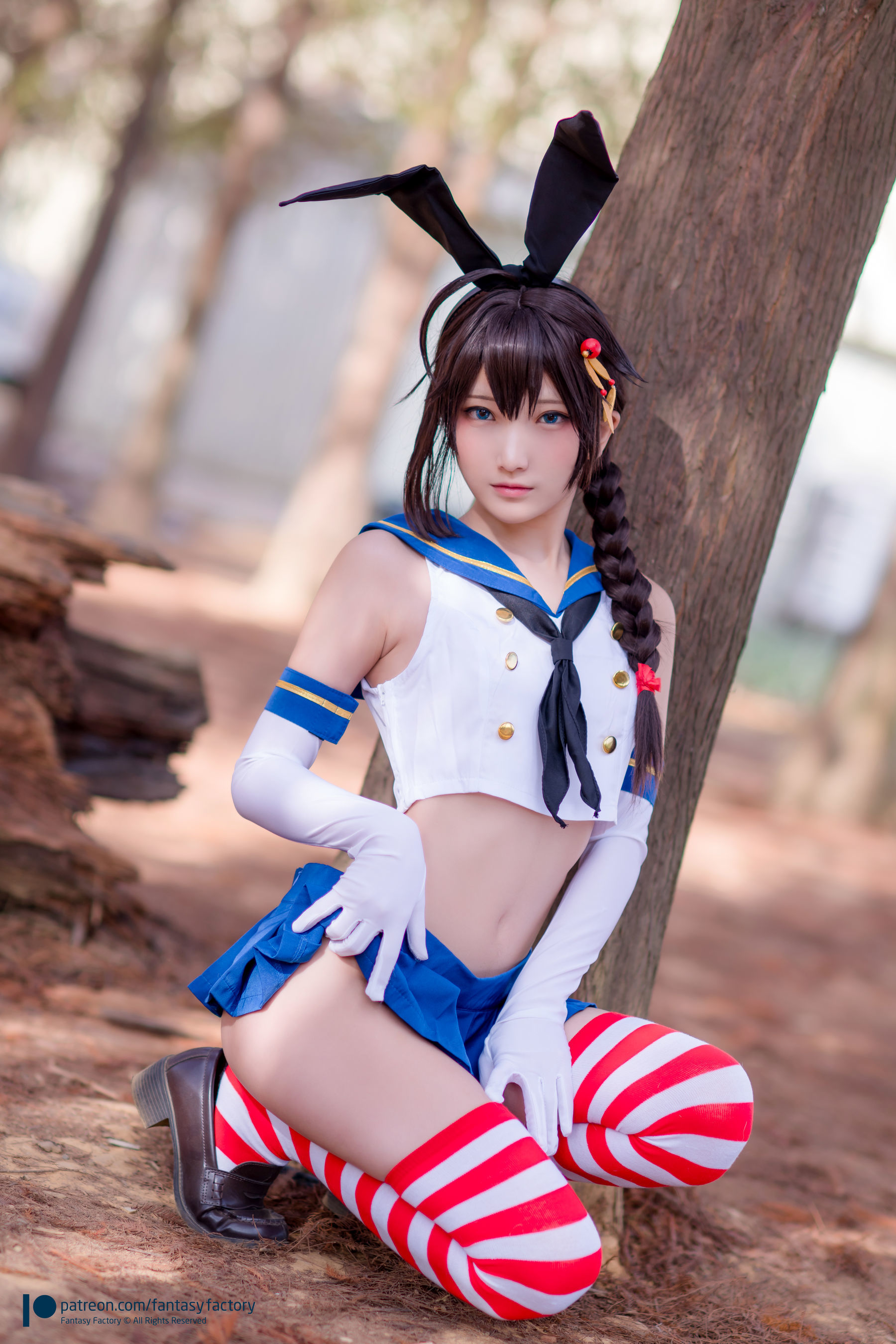 小丁Cosplay - JK制服 水手小兔 外拍-图9