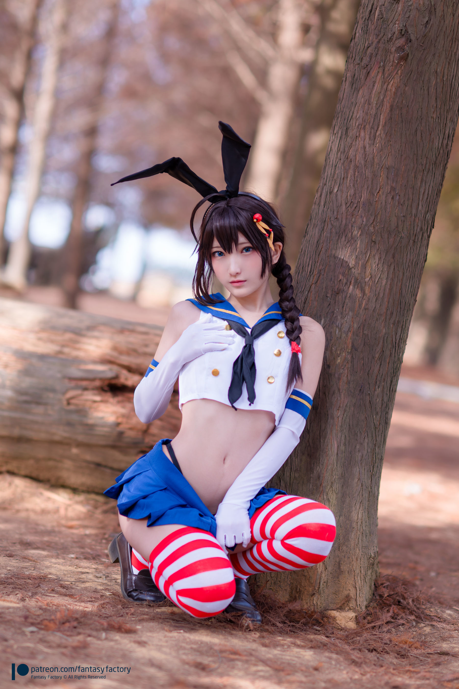 小丁Cosplay - JK制服 水手小兔 外拍-图10