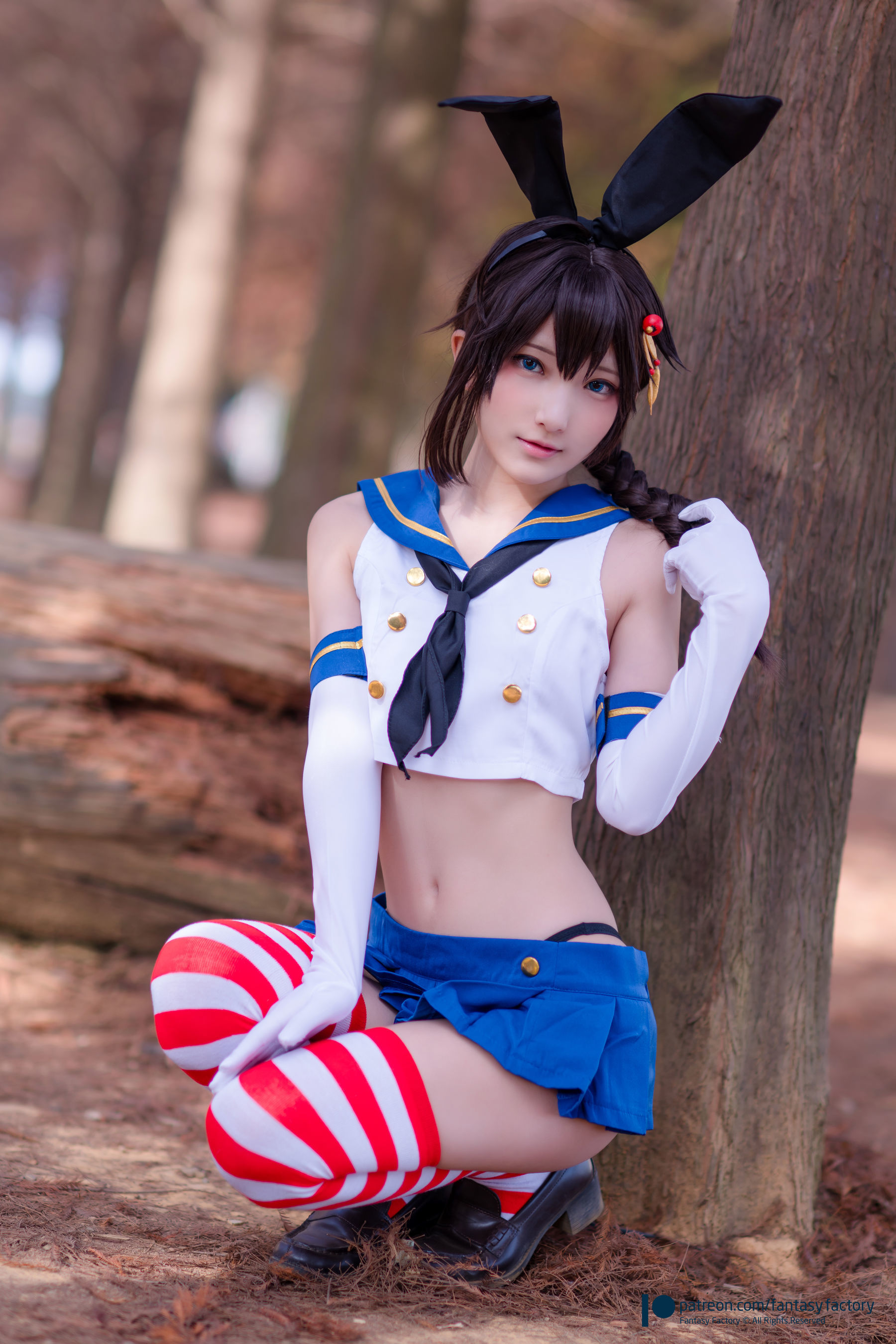 小丁Cosplay - JK制服 水手小兔 外拍-图11