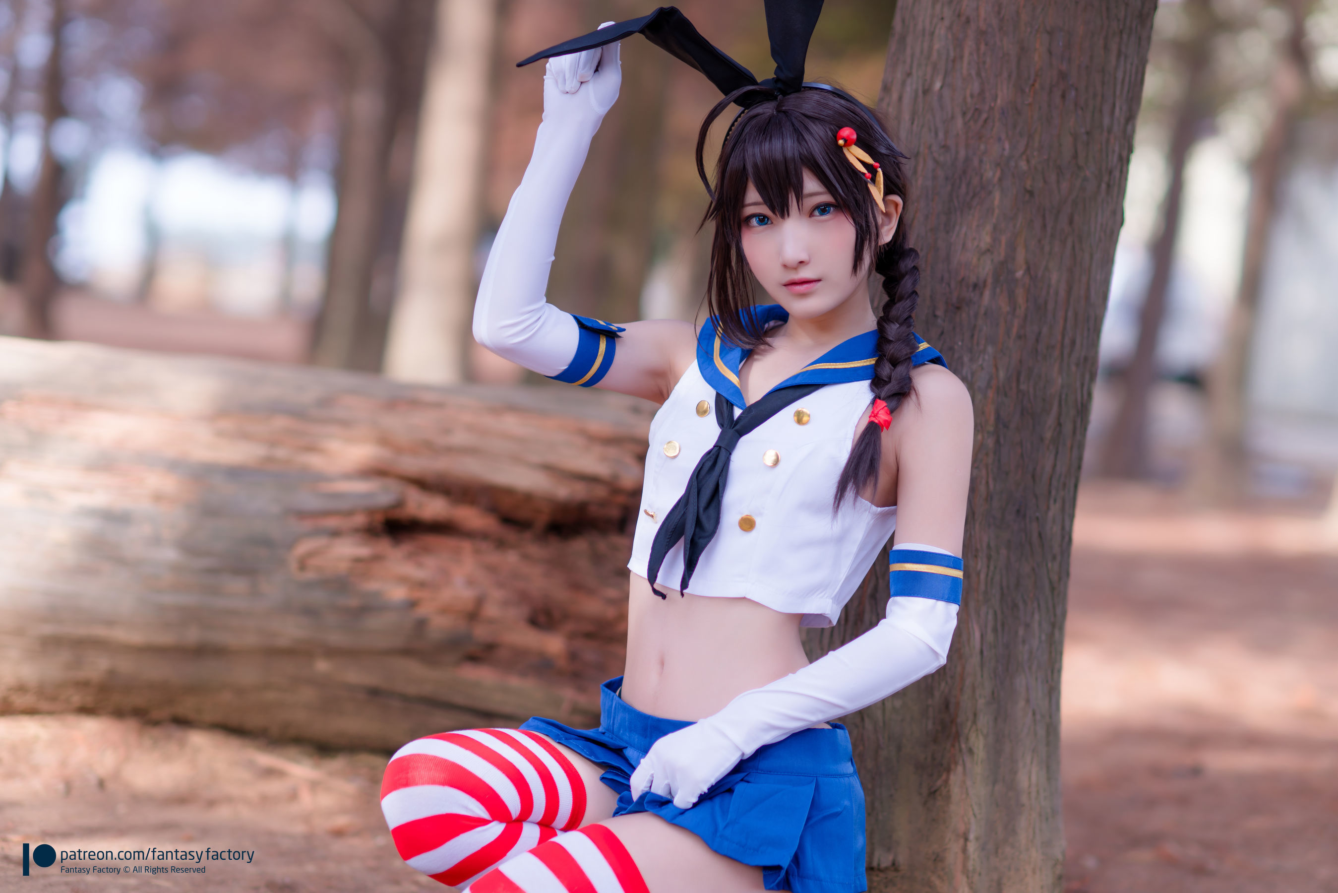 小丁Cosplay - JK制服 水手小兔 外拍-图12