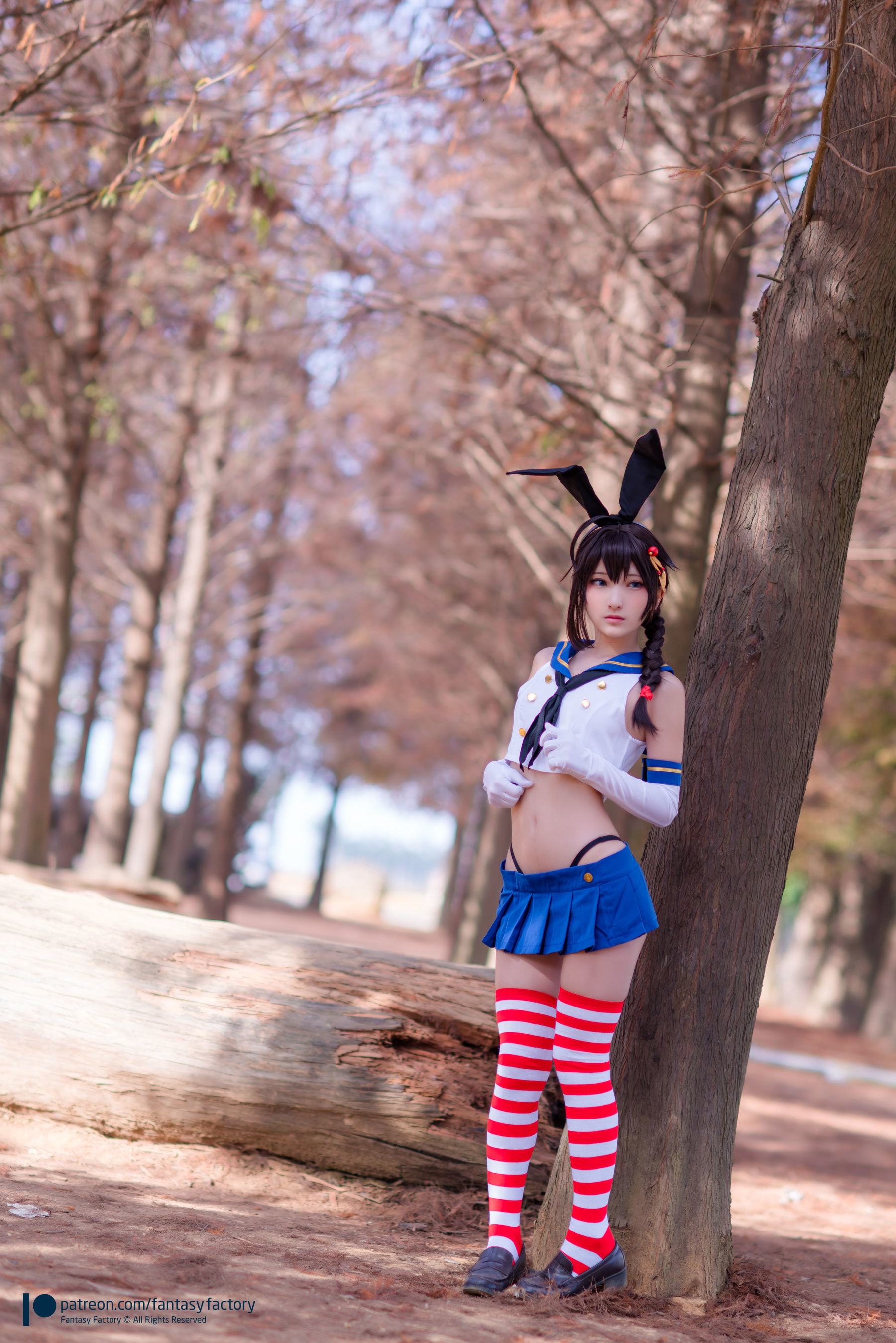 小丁Cosplay - JK制服 水手小兔 外拍-图13