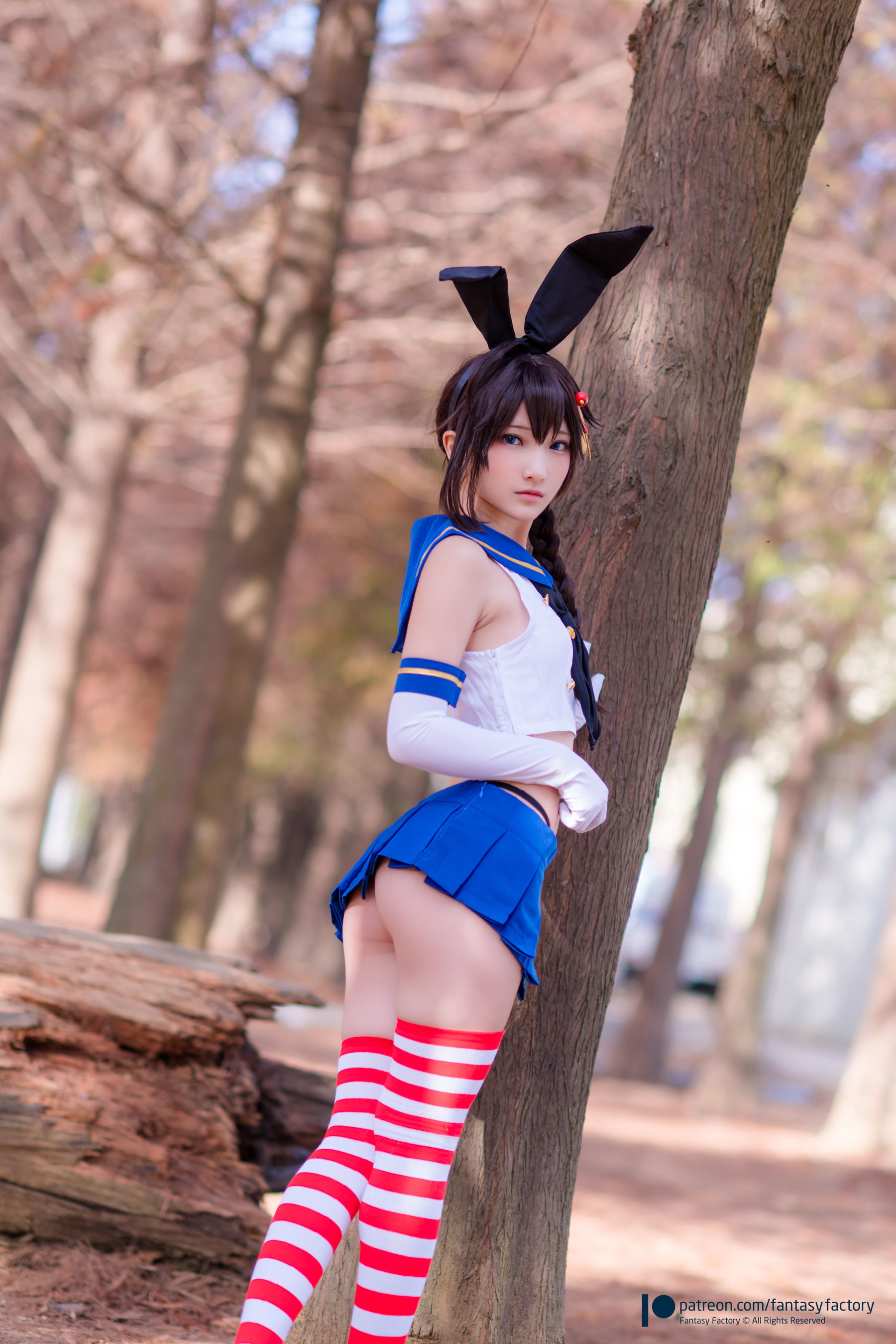 小丁Cosplay - JK制服 水手小兔 外拍-图14