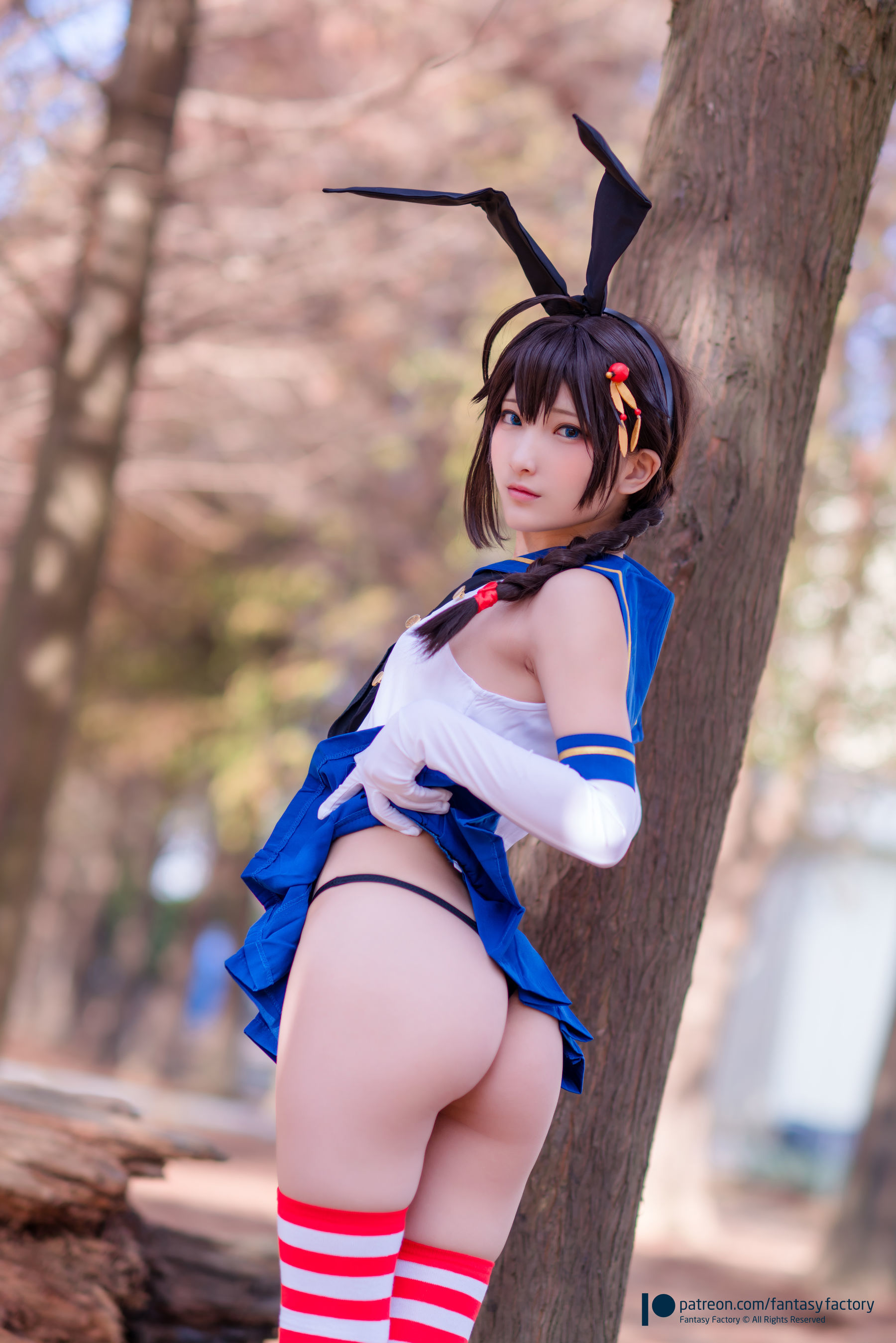 小丁Cosplay - JK制服 水手小兔 外拍-图16