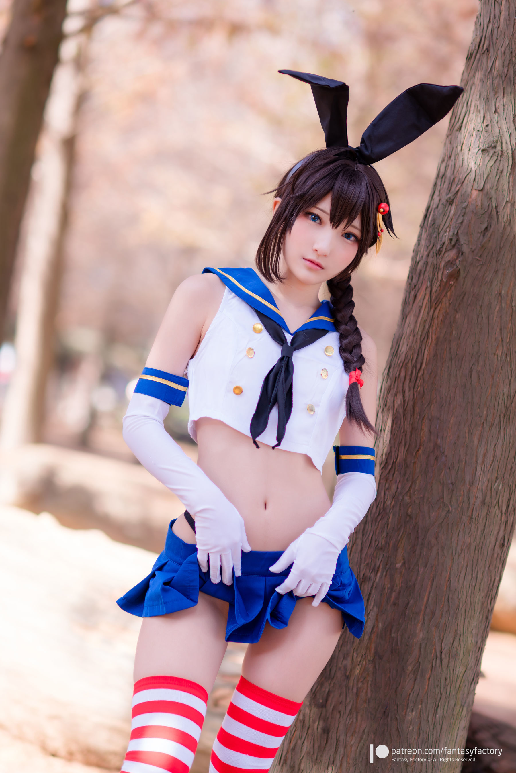 小丁Cosplay - JK制服 水手小兔 外拍-图17
