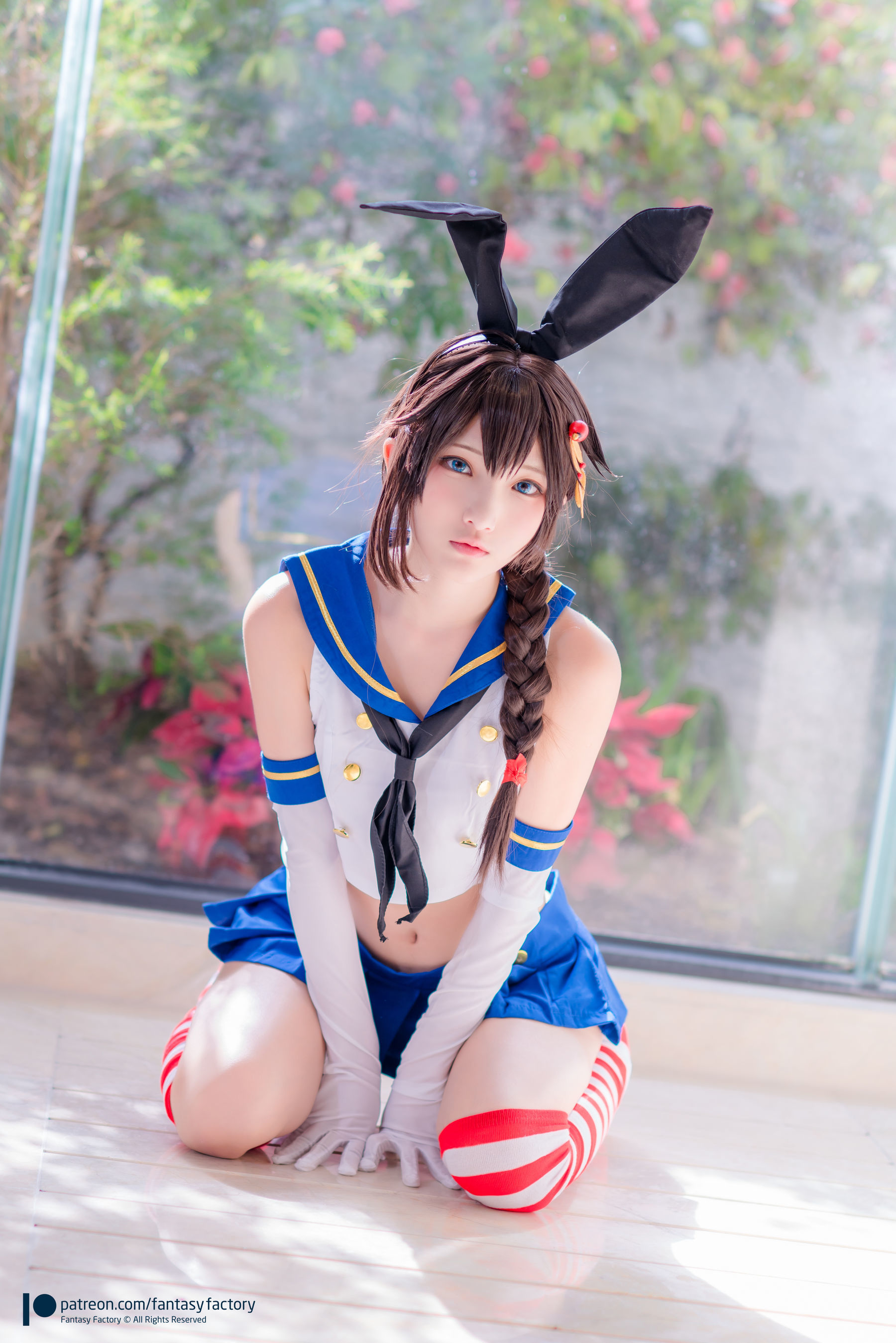 小丁Cosplay - JK制服 水手小兔 外拍-图18