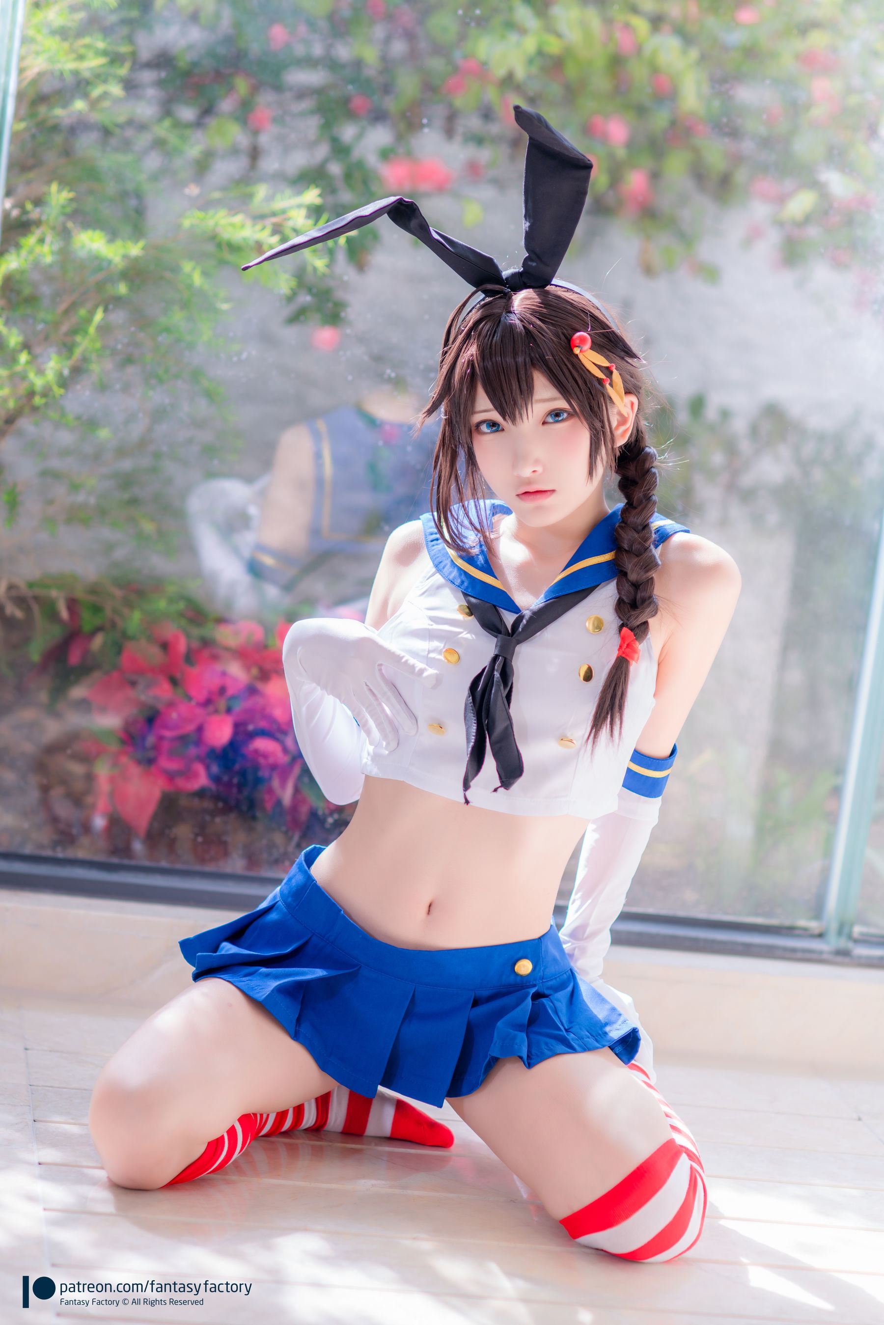 小丁Cosplay - JK制服 水手小兔 外拍-图19