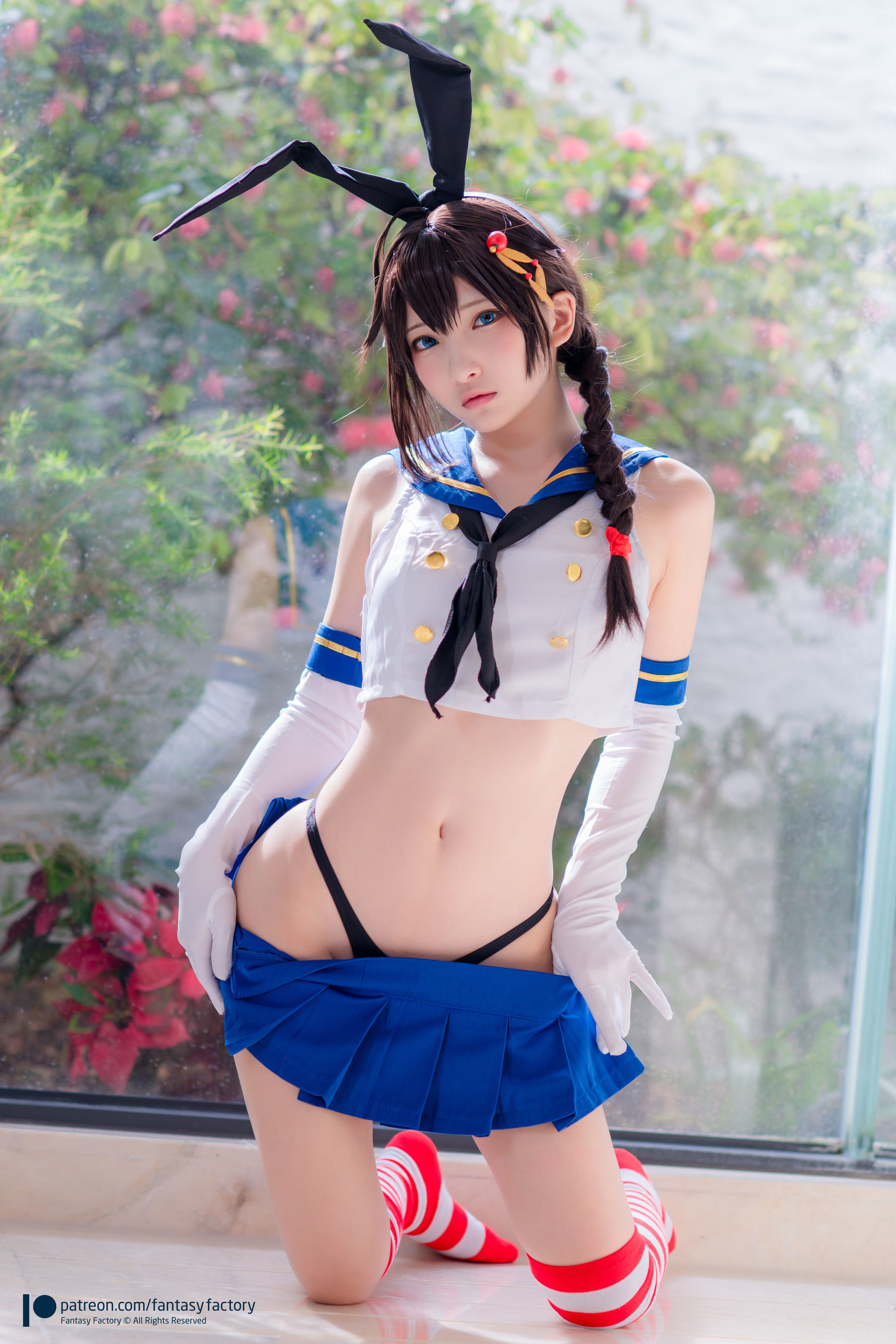 小丁Cosplay - JK制服 水手小兔 外拍-图21