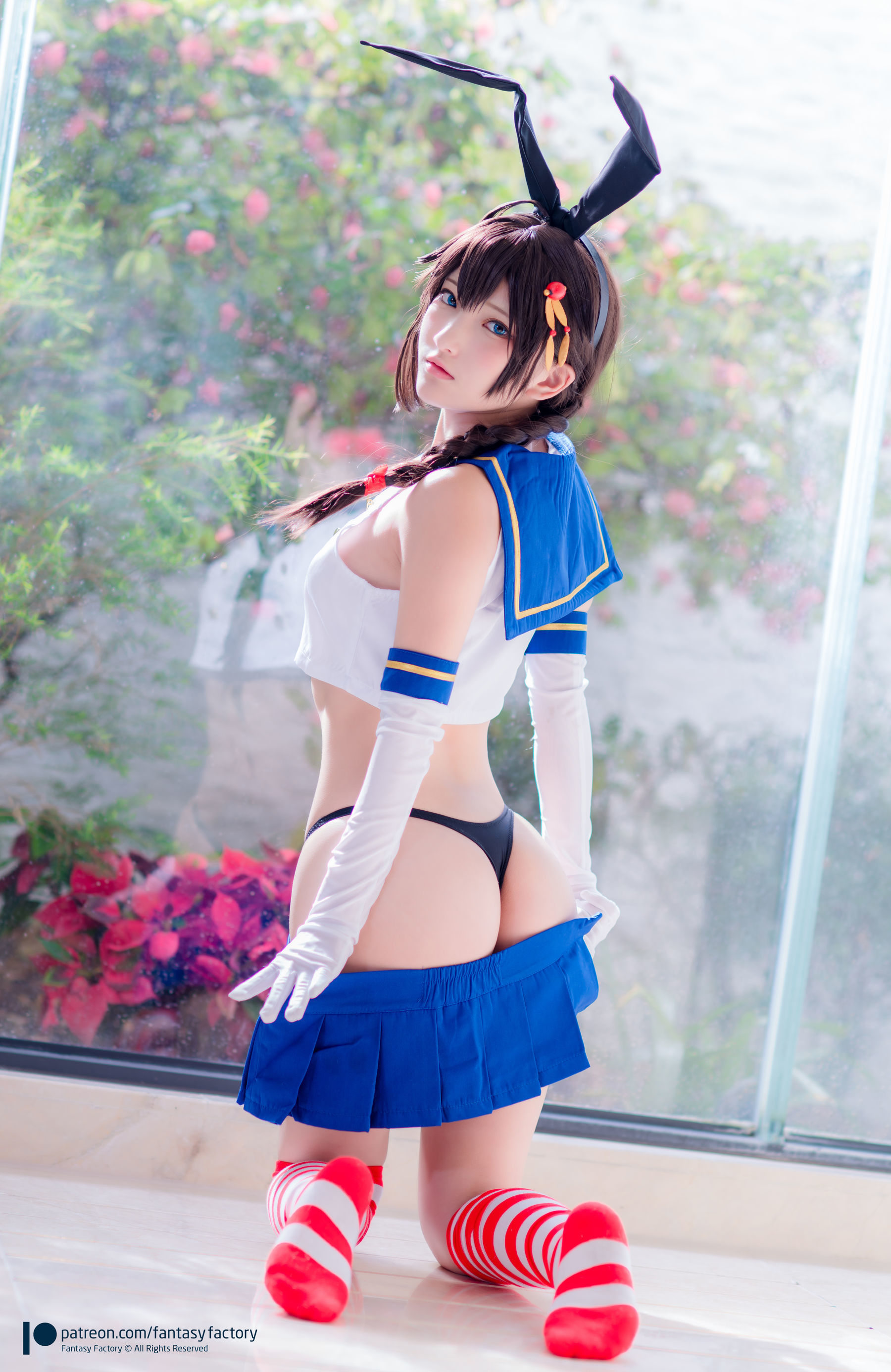 小丁Cosplay - JK制服 水手小兔 外拍-图22