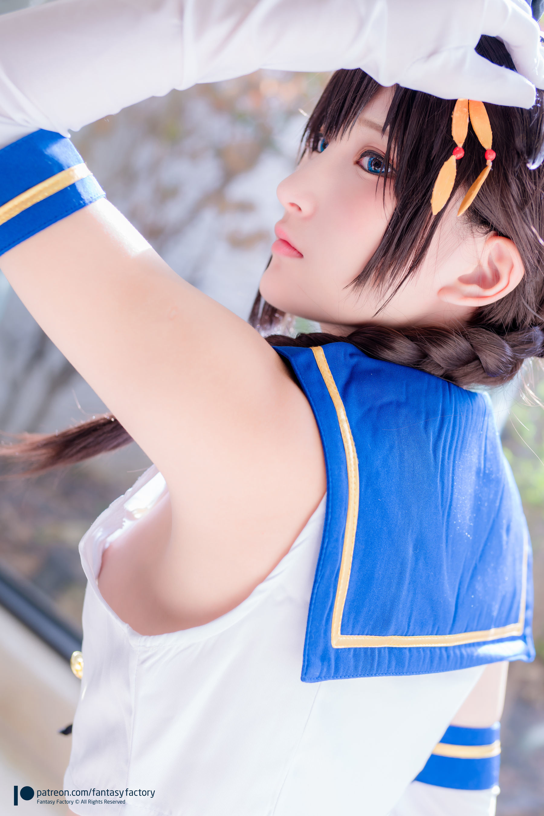 小丁Cosplay - JK制服 水手小兔 外拍-图24