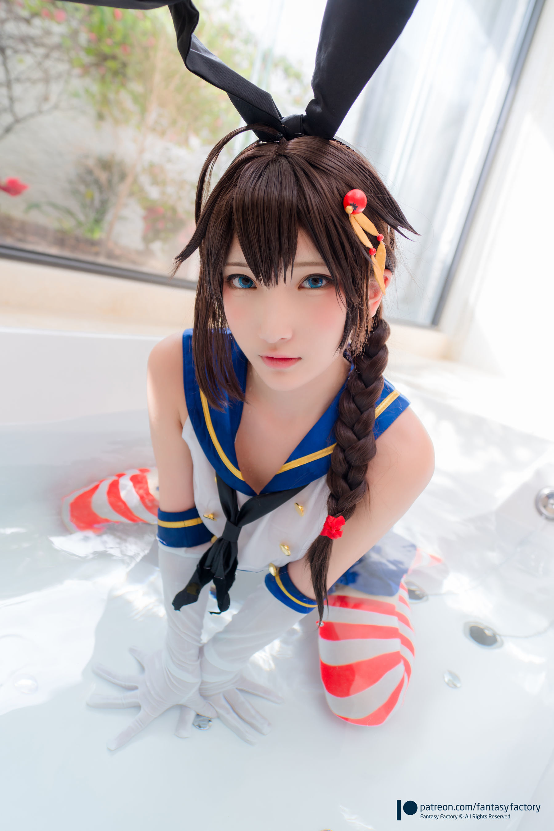 小丁Cosplay - JK制服 水手小兔 外拍-图29