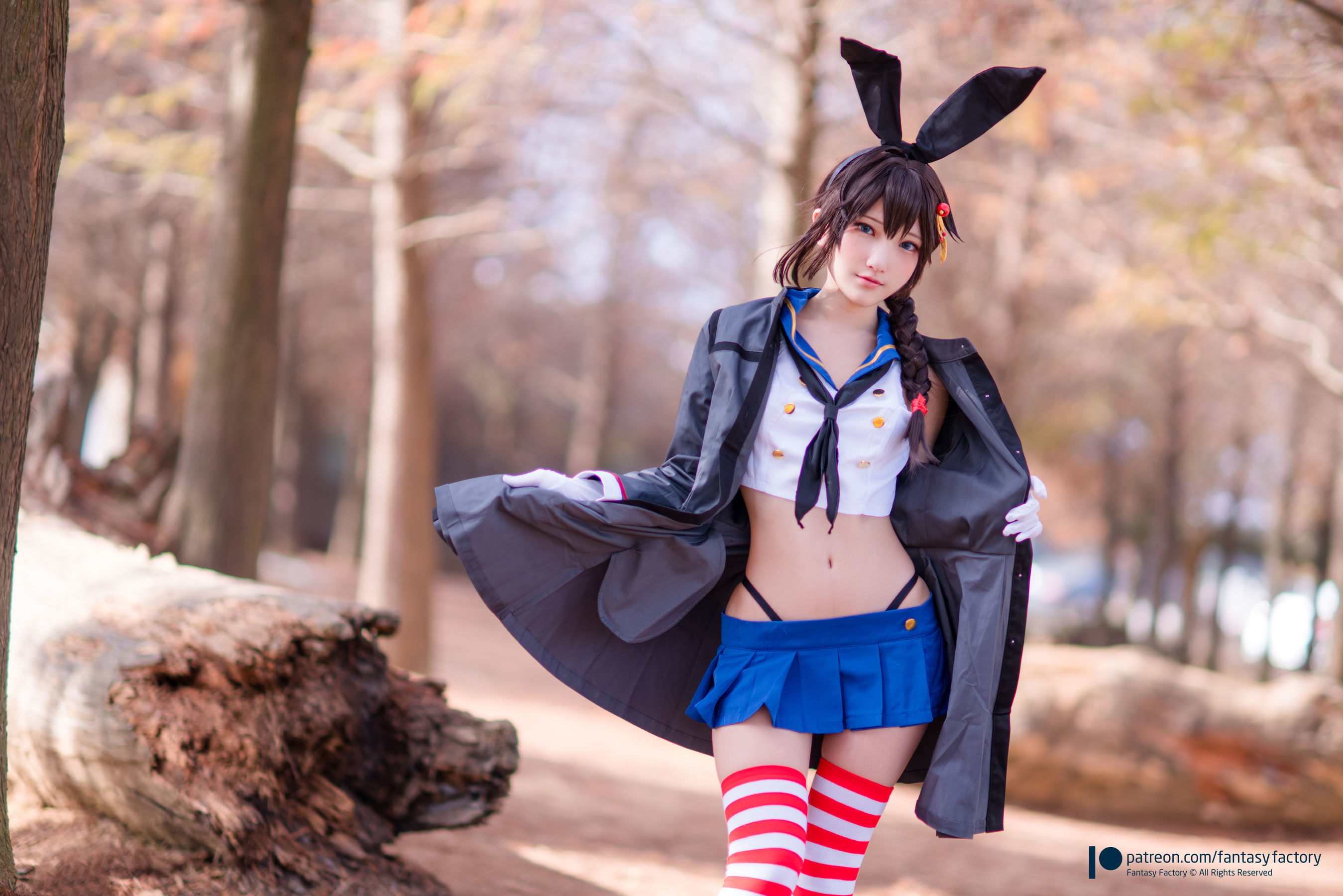 小丁Cosplay - JK制服 水手小兔 外拍-图5