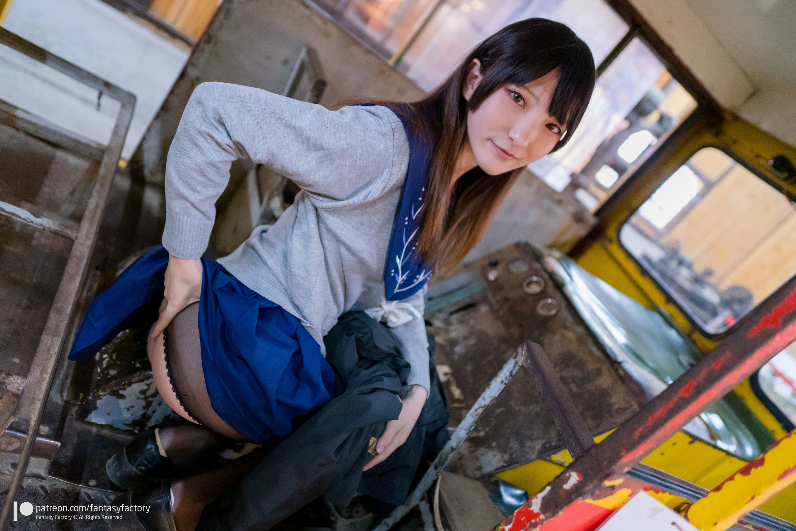 小丁Cosplay - JK制服 水手小兔 外拍-图60