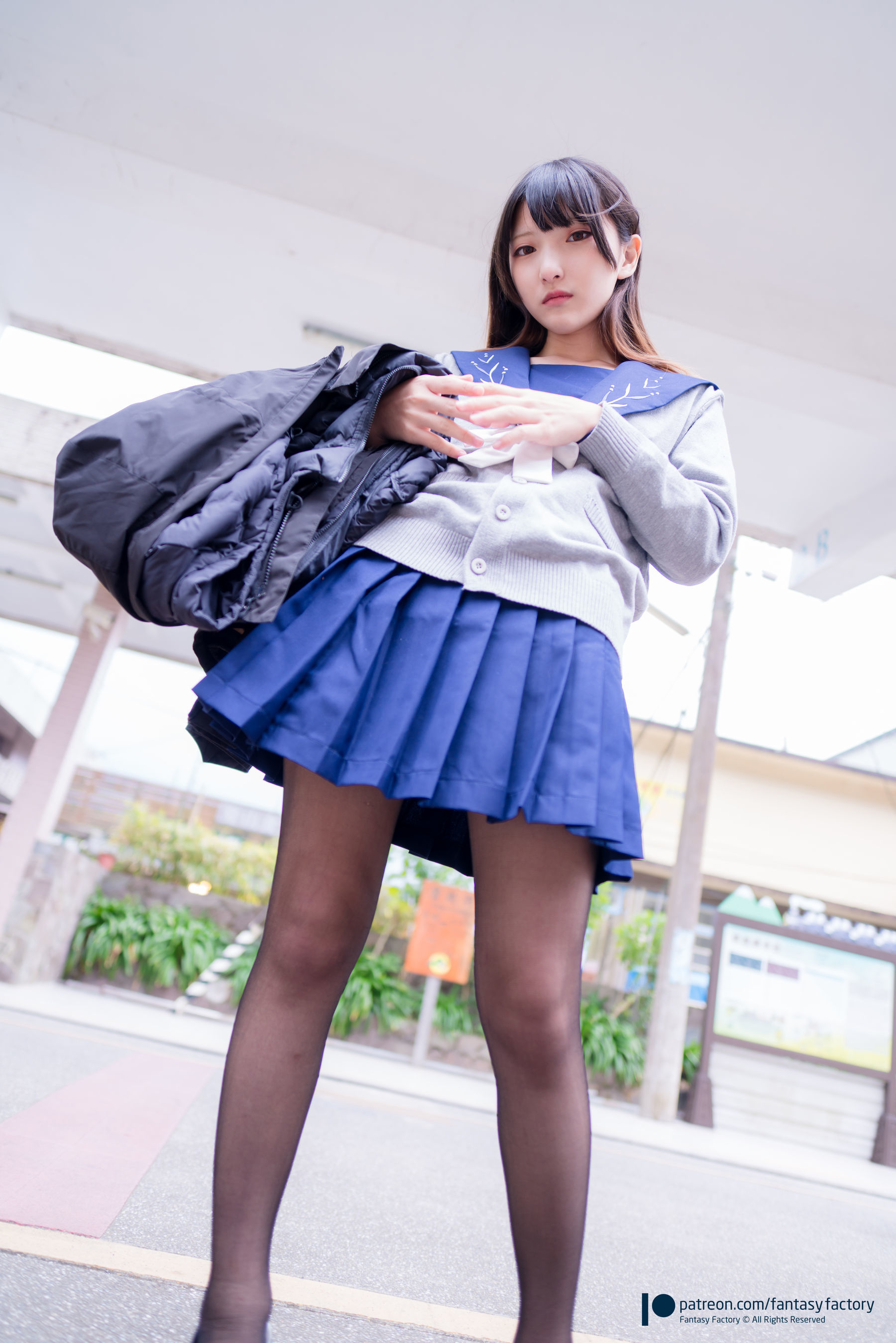 小丁Cosplay - JK制服 水手小兔 外拍-图64