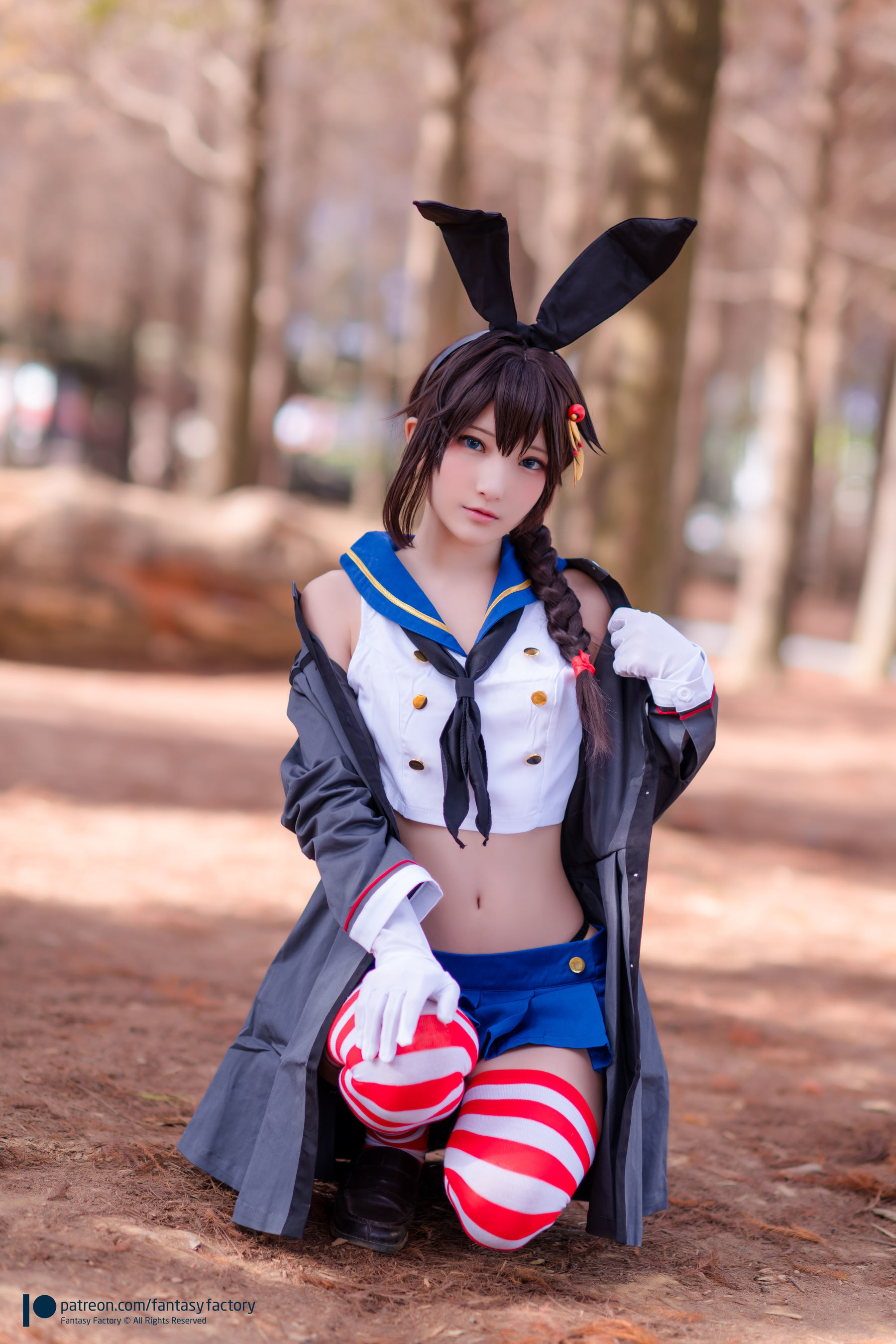 小丁Cosplay - JK制服 水手小兔 外拍-图6
