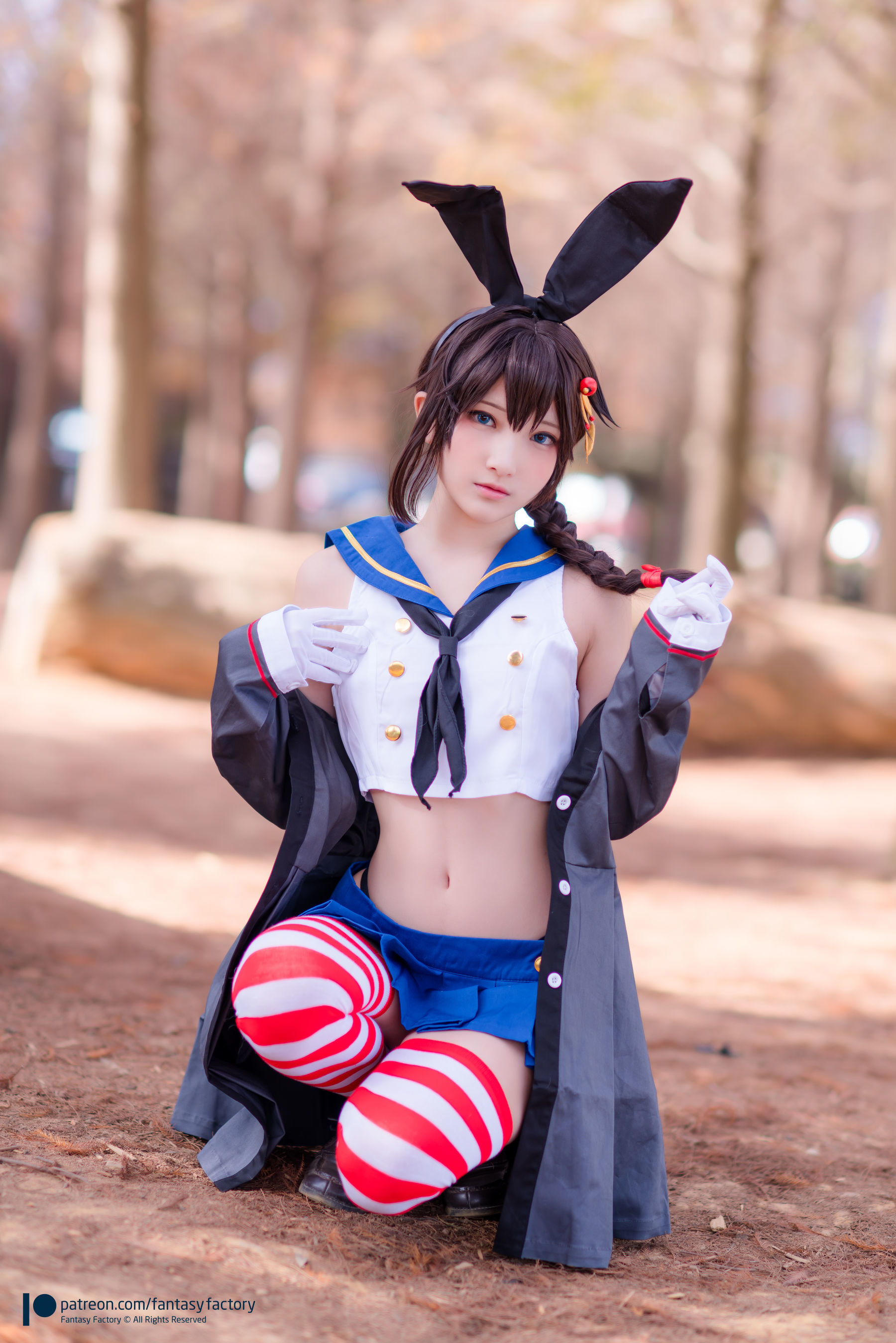 小丁Cosplay - JK制服 水手小兔 外拍-图7