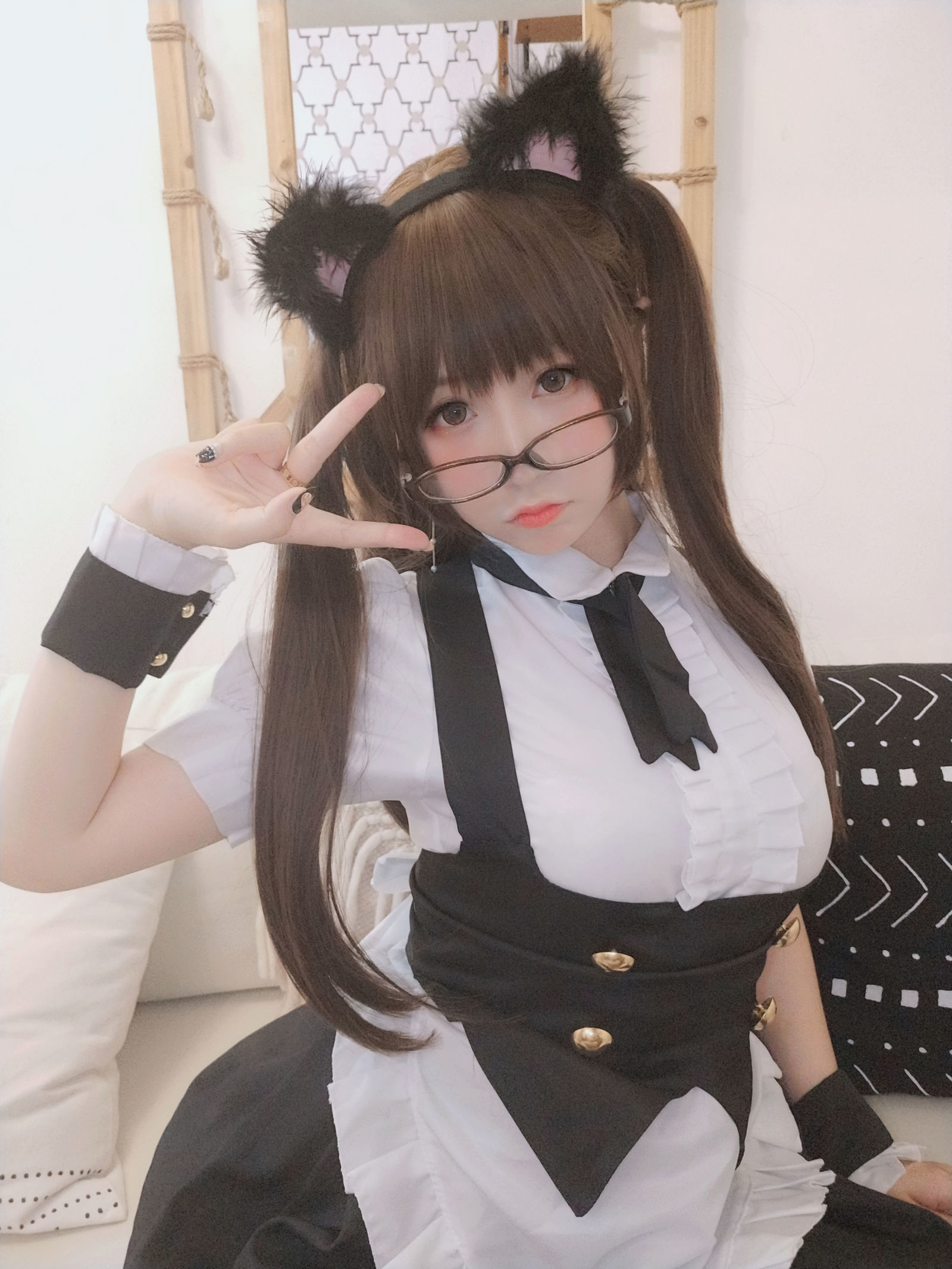 摇摇乐yoyo - 黑丝女仆-图13
